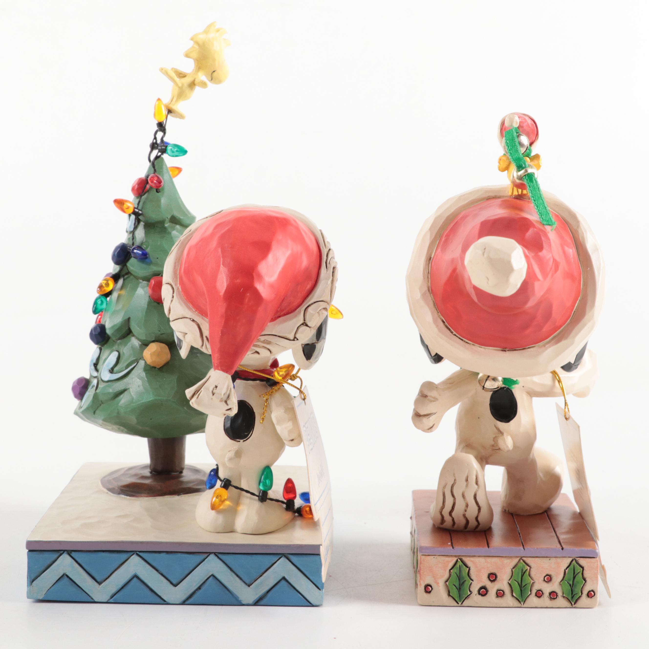 Jim Shore "Jingle Bell Buddies" and "Tangled Up in Christmas Joy" Figurines