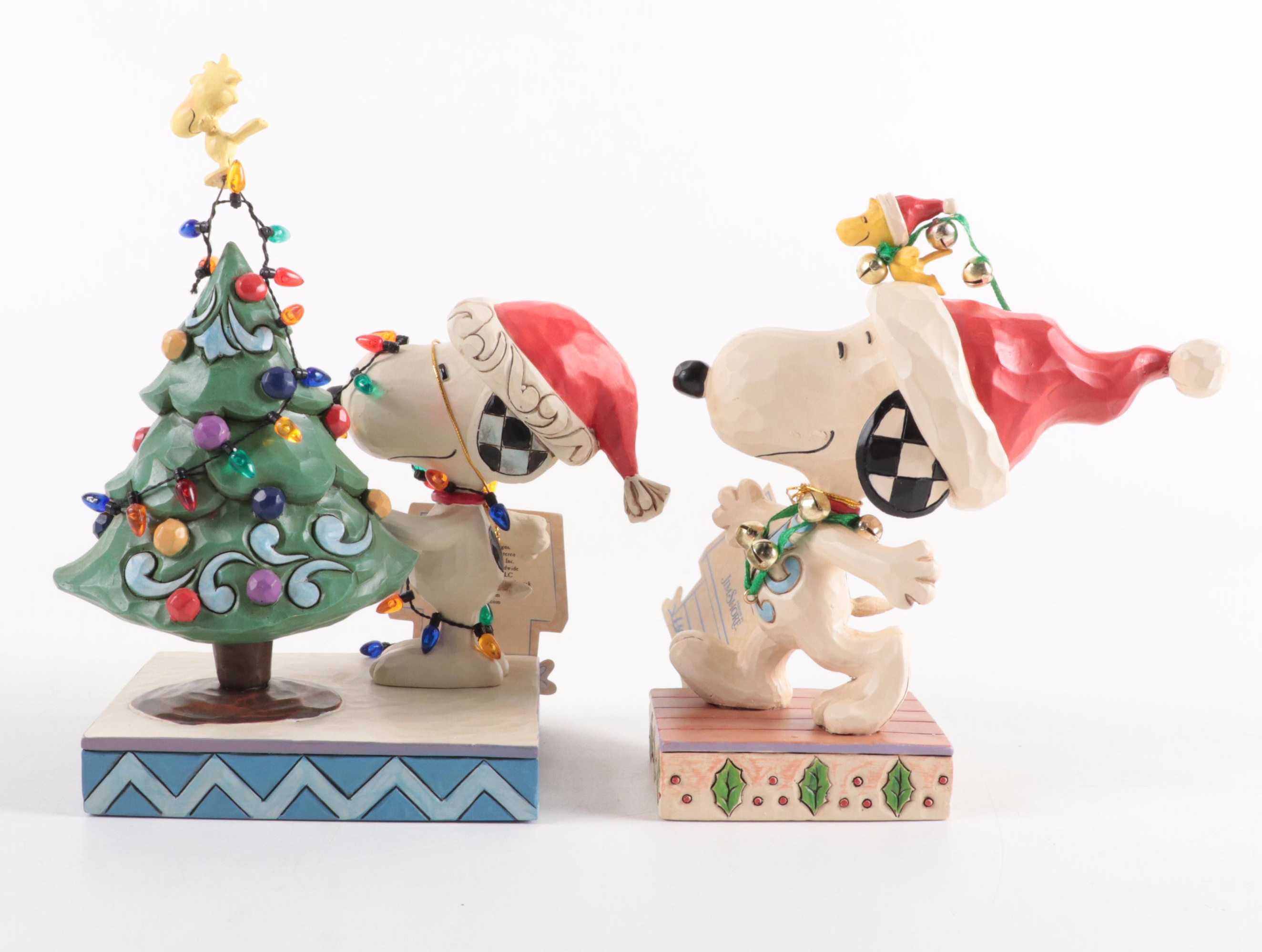 Jim Shore "Jingle Bell Buddies" and "Tangled Up in Christmas Joy" Figurines