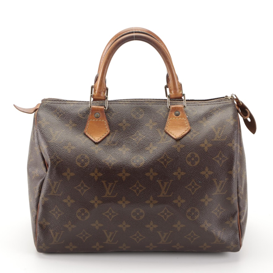 Louis Vuitton Speedy 30 in Monogram Canvas and Vachetta Leather