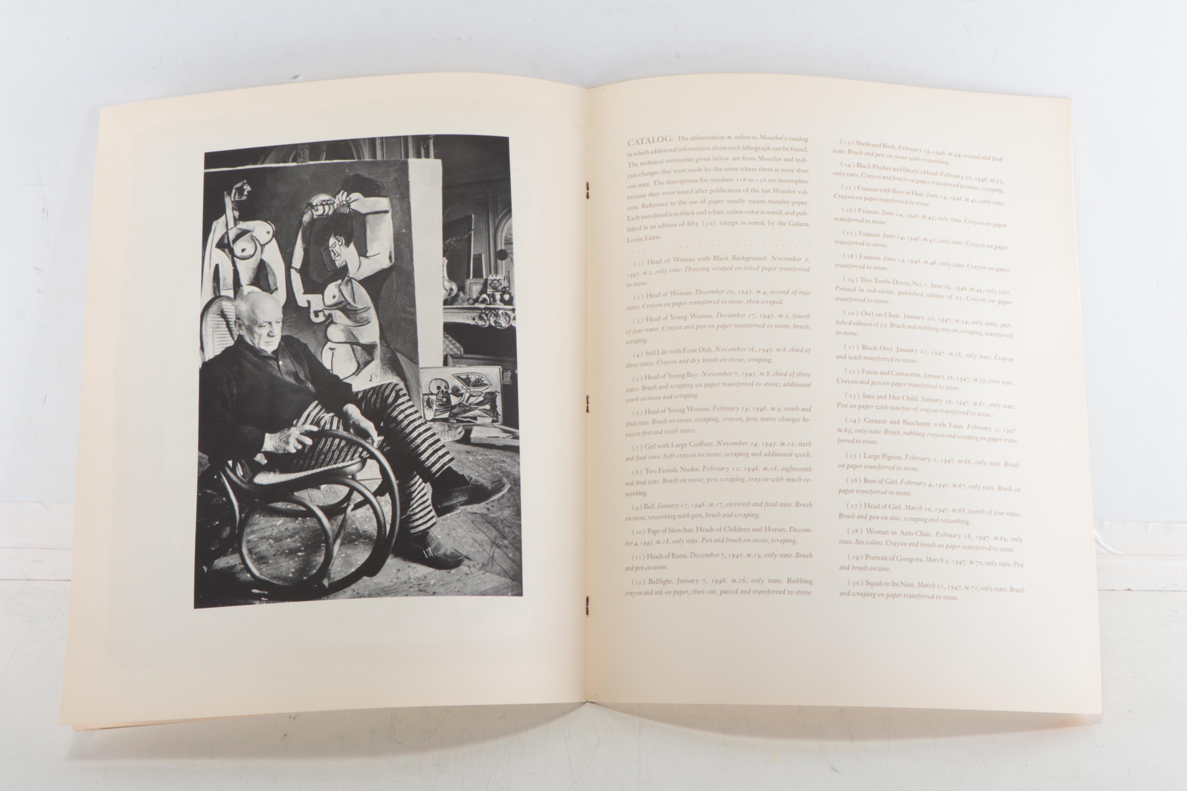 Cincinnati Art Museum Catalog for Pablo Picasso Exhibition, 1959