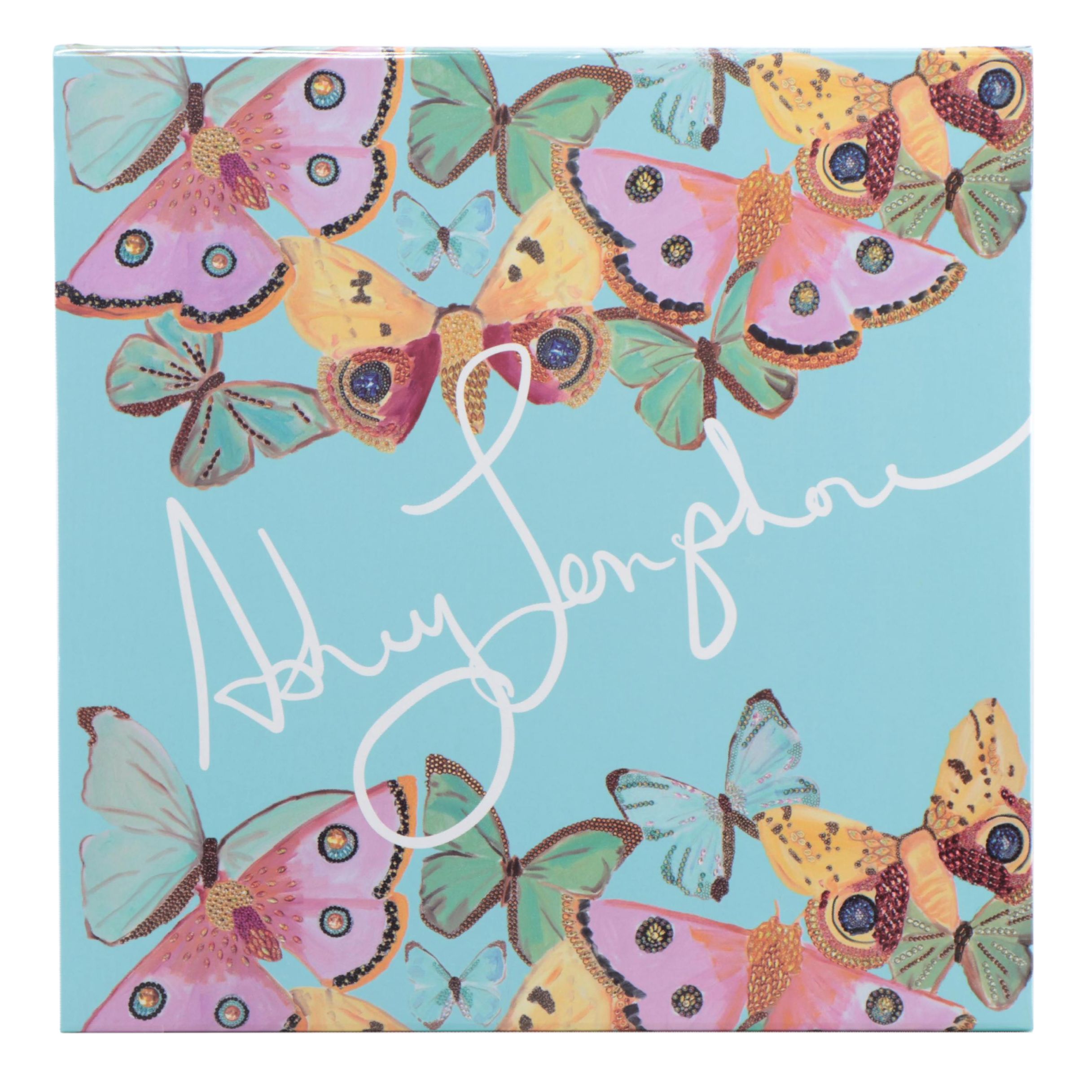 Ashley Longshore Mixed Media Painting of Audrey Hepburn