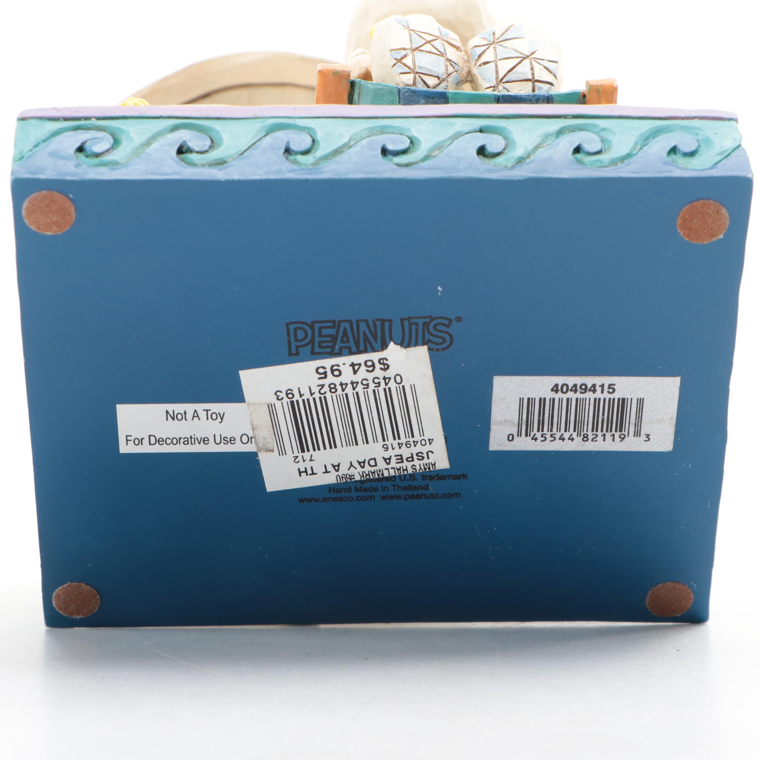 Jim Shore Peanuts "Catch a Wave" and "Beach Buddies" Resin Figurines