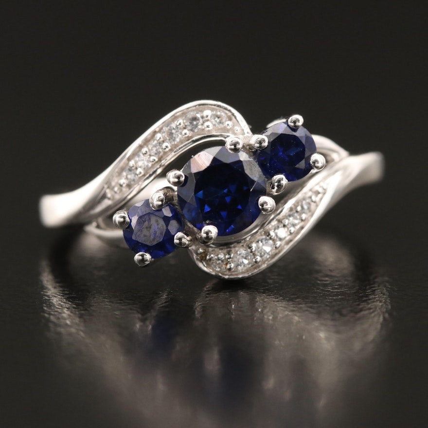 Sterling Sapphire Ring