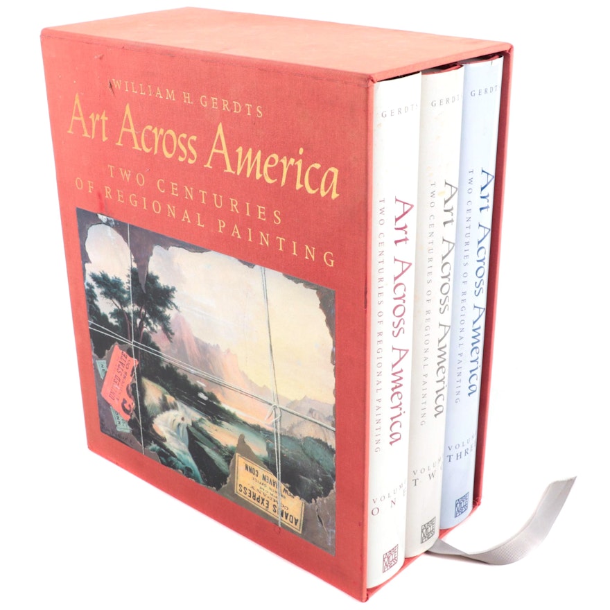 "Art Across America" Complete Three-Volume Set by William H. Gerdts, 1990