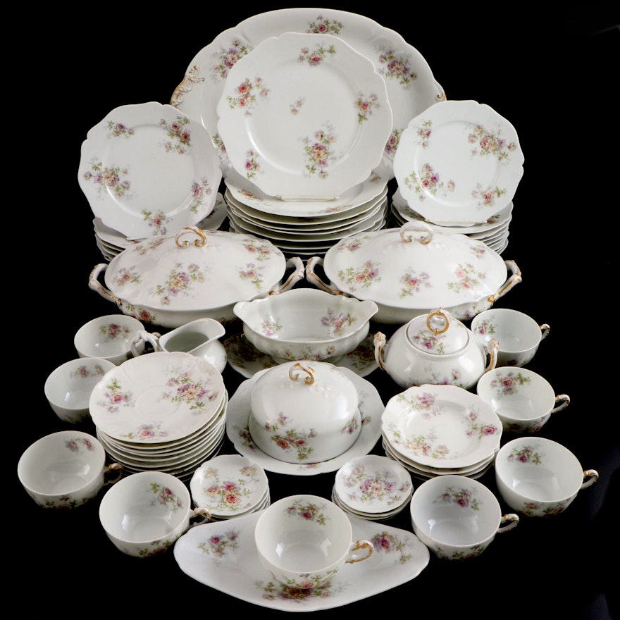 William Guerin & Co. Limoges Porcelain Tableware, 1900-1932