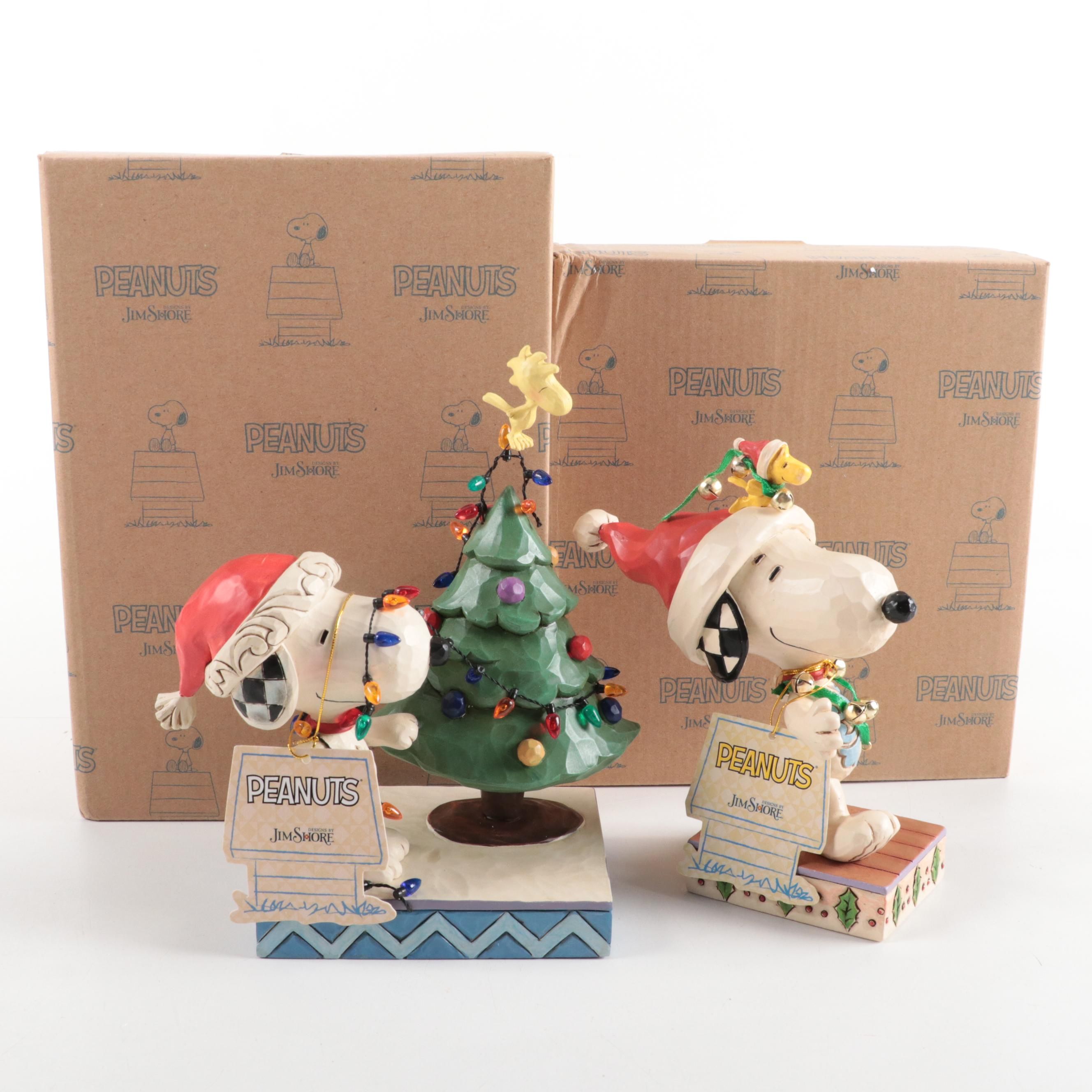 Jim Shore "Jingle Bell Buddies" and "Tangled Up in Christmas Joy" Figurines