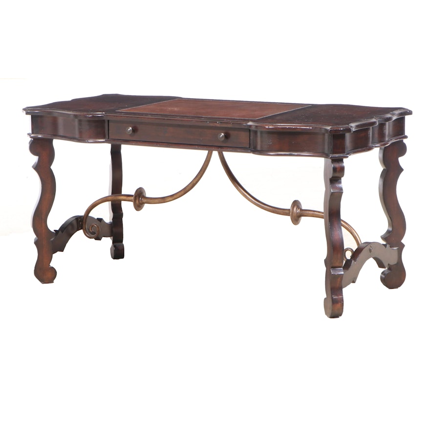 Drexel Heritage "European Retreat" Spanish Baroque Style Hardwood Writing Table