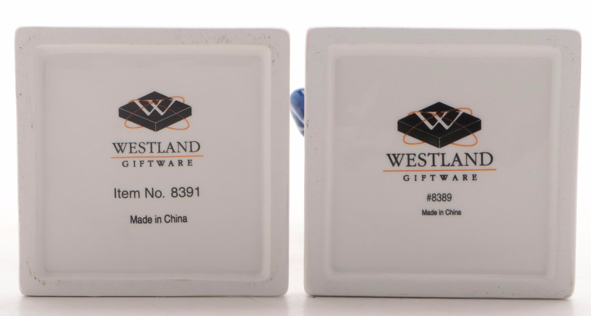 Westland Peanuts "Rainbow Snoopy" and Other "Snoopy" Porcelain Figurine