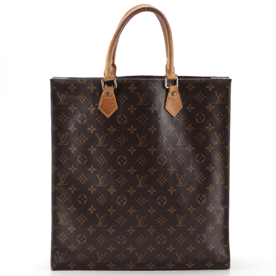 Louis Vuitton Sac Plat in Monogram Canvas