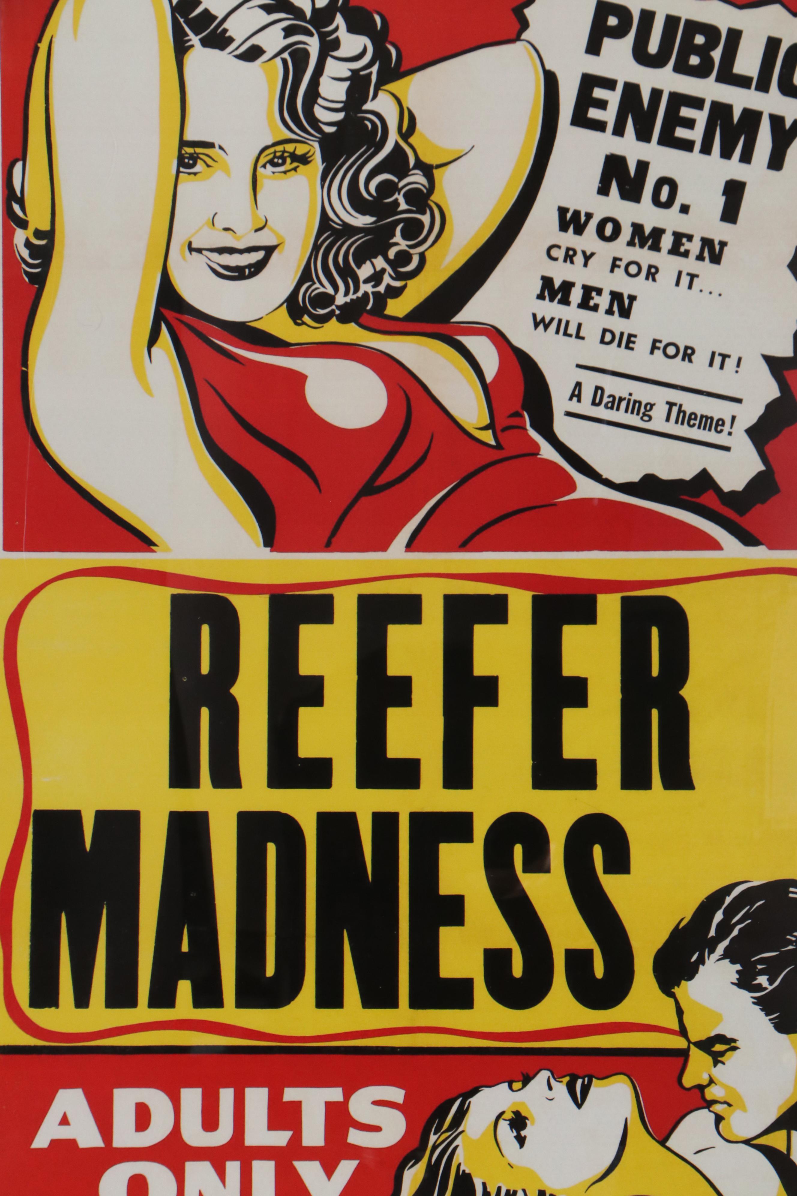 Marijuana Propaganda Giclée Poster, 21st Century