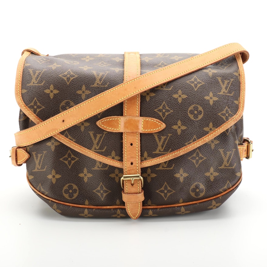 Louis Vuitton Saumur 30 in Monogram Canvas