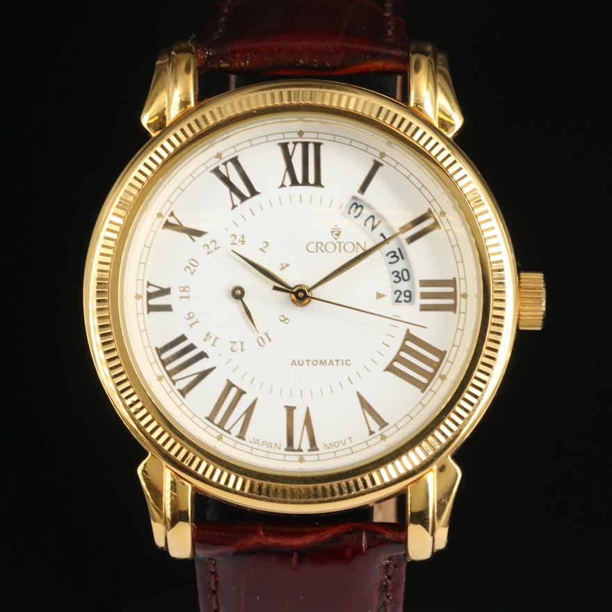 Croton Automatic Date Wristwatch