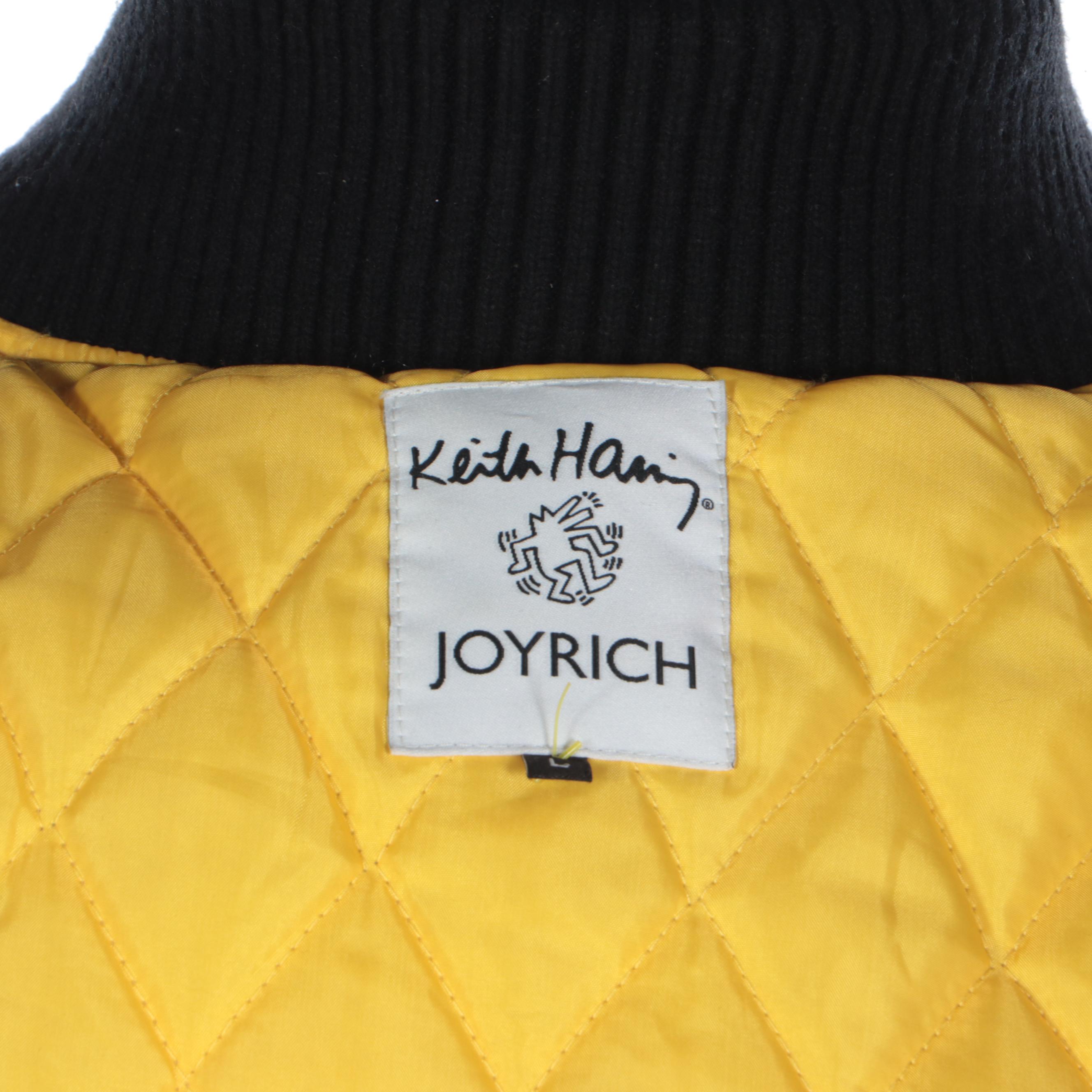Men's Keith Haring VJ6 x Joyrich Big Logo Varsity Jacket