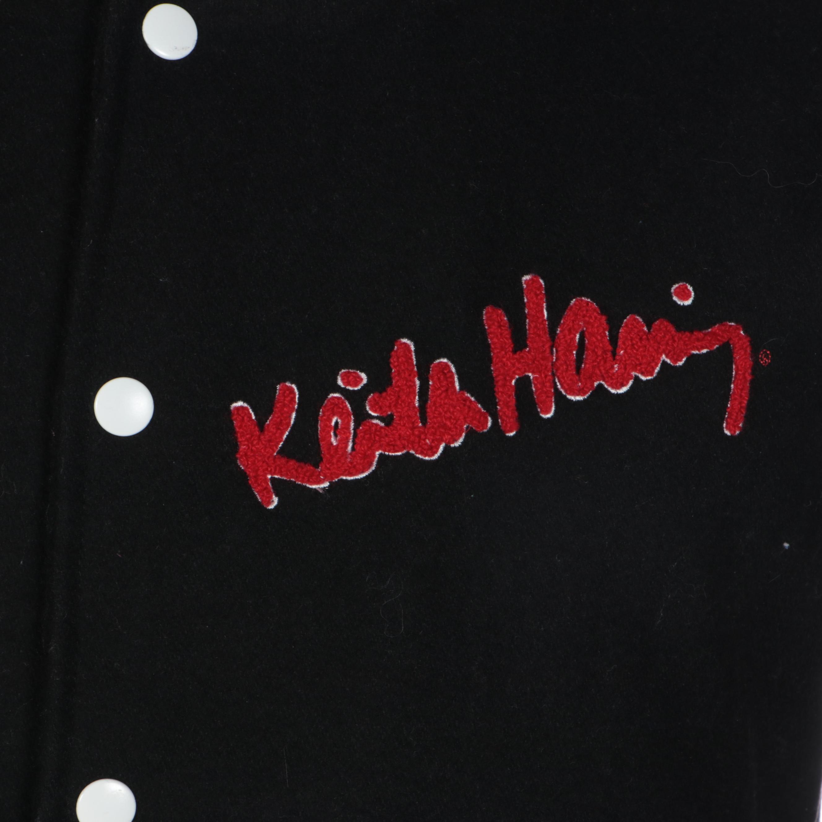 Men's Keith Haring VJ6 x Joyrich Big Logo Varsity Jacket