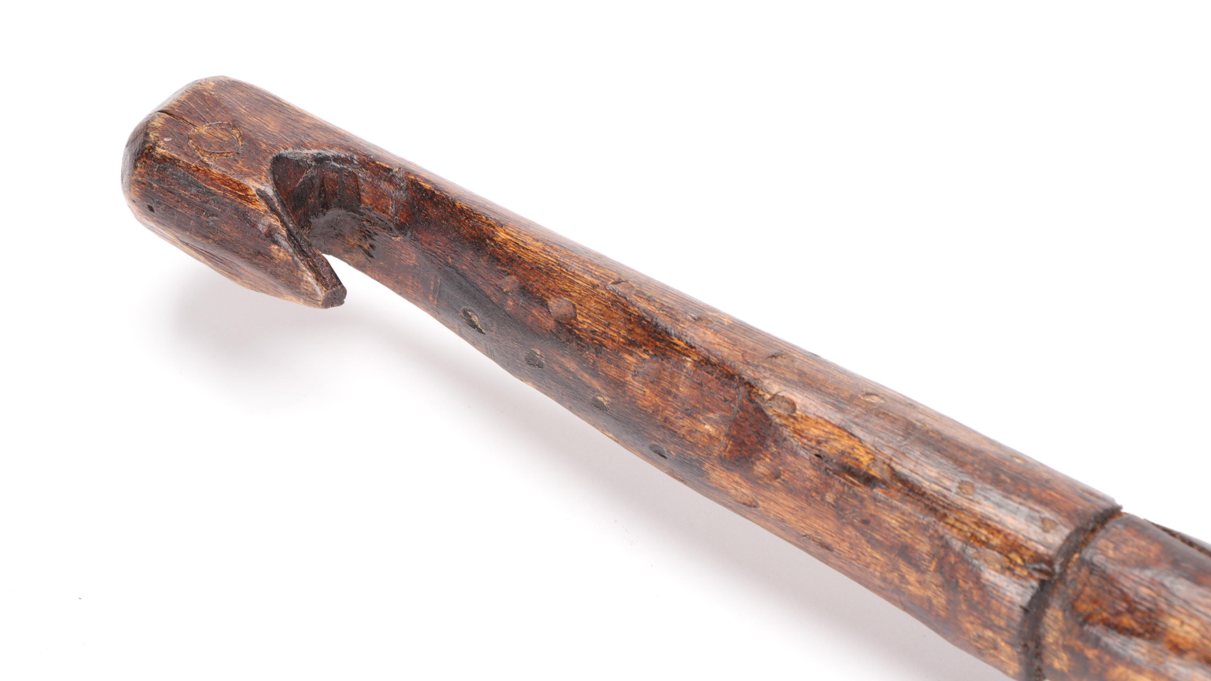 Jamaican Carved Cane and Other Carved Walking Sticks