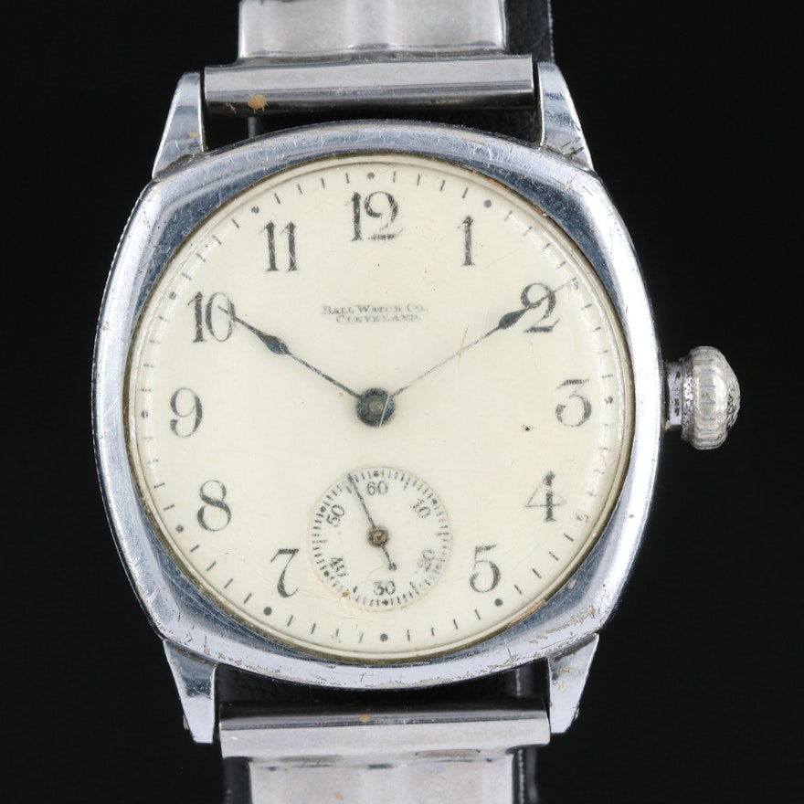 Antique Ball Watch Company Cleveland "Queen" Wristwatch