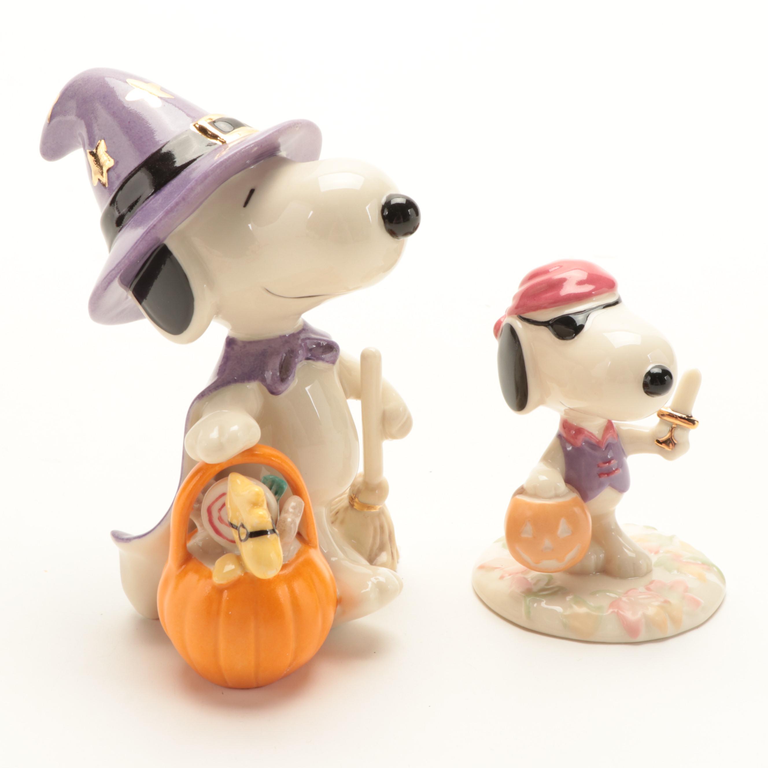 Lenox "Snoopy's Bewitching Treats" and Other Holiday Snoopy Figurines