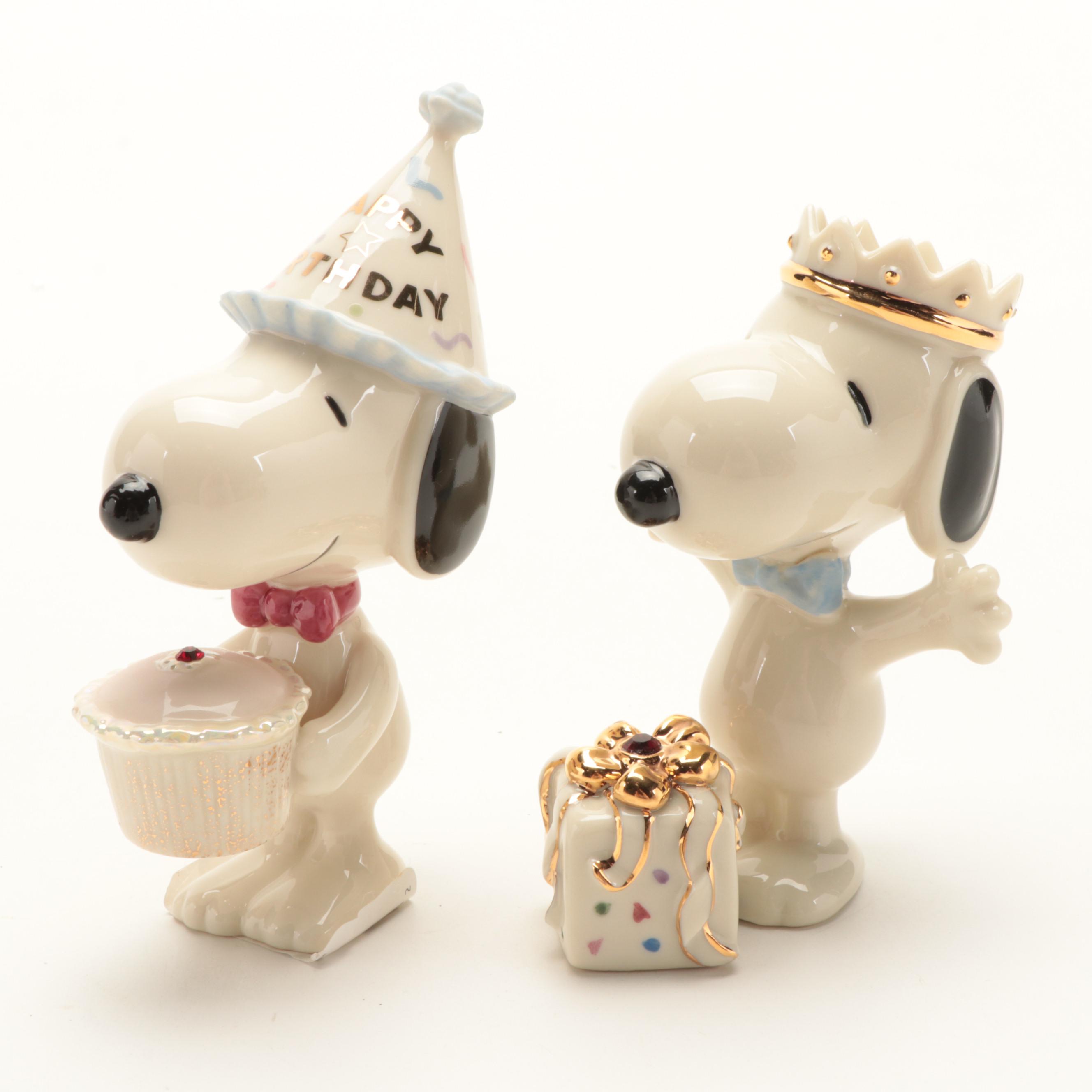 Lenox "Snoopy's Bewitching Treats" and Other Holiday Snoopy Figurines