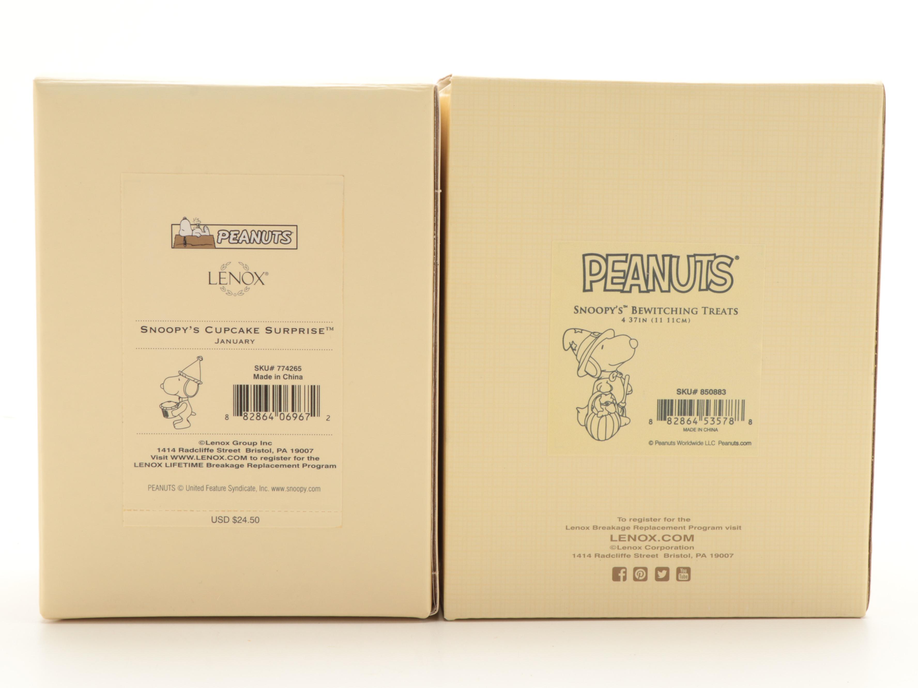 Lenox "Snoopy's Bewitching Treats" and Other Holiday Snoopy Figurines