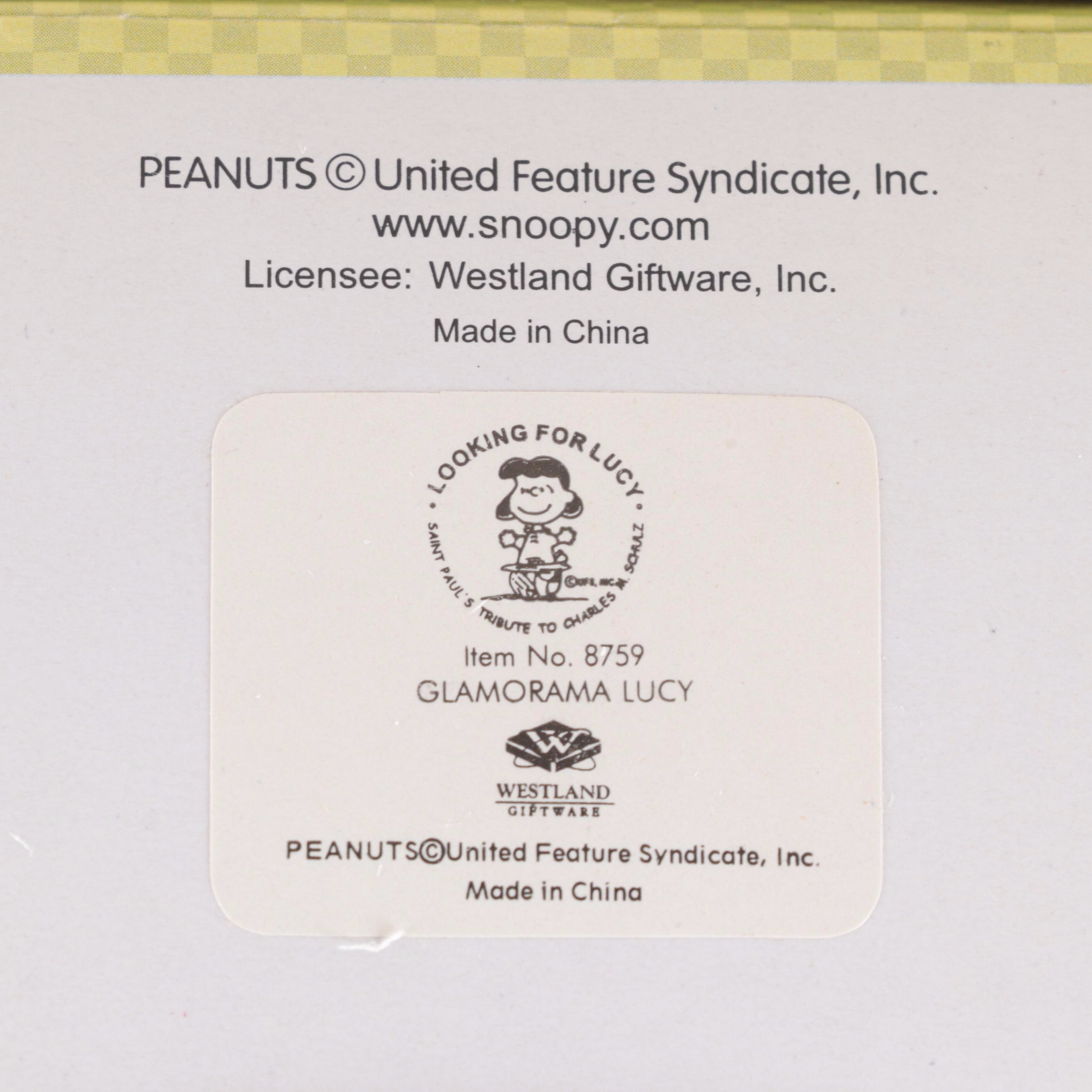 Westland Giftware "Glamorama Lucy" and Other Looking for Lucy Resin Figurines