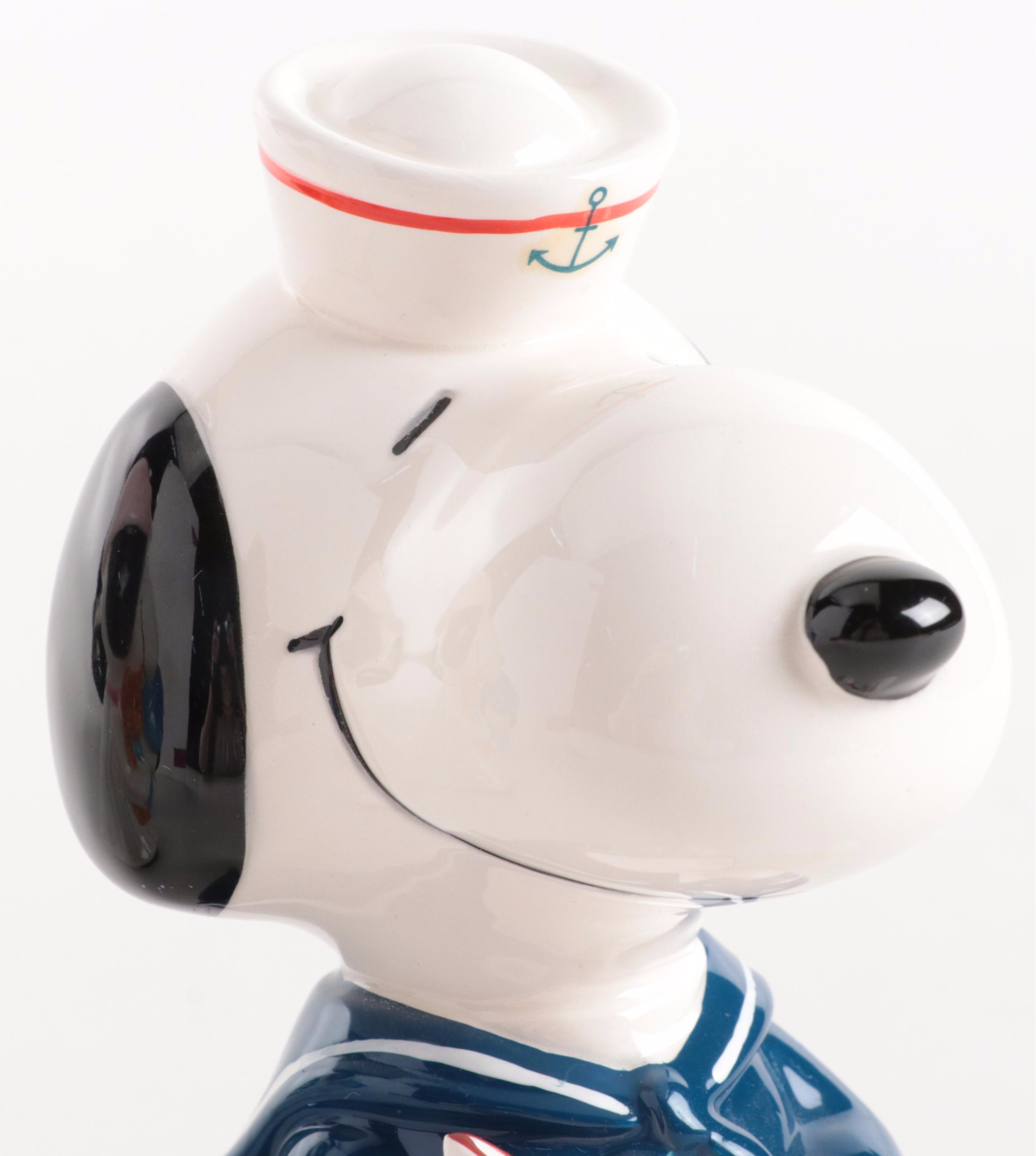Schmid Ceramic Peanuts Snoopy Music Boxes