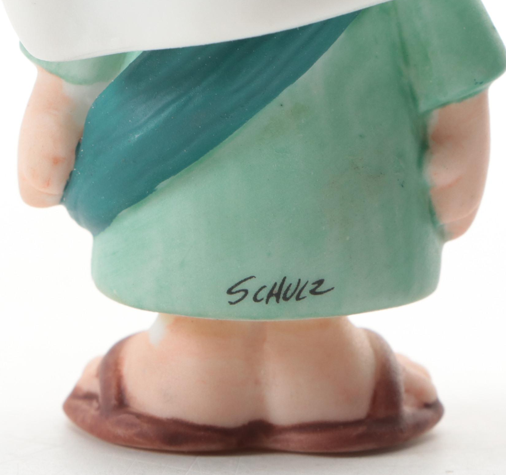 Hallmark Peanuts "The Holy Family" and Other Ceramic Figurines, 2001