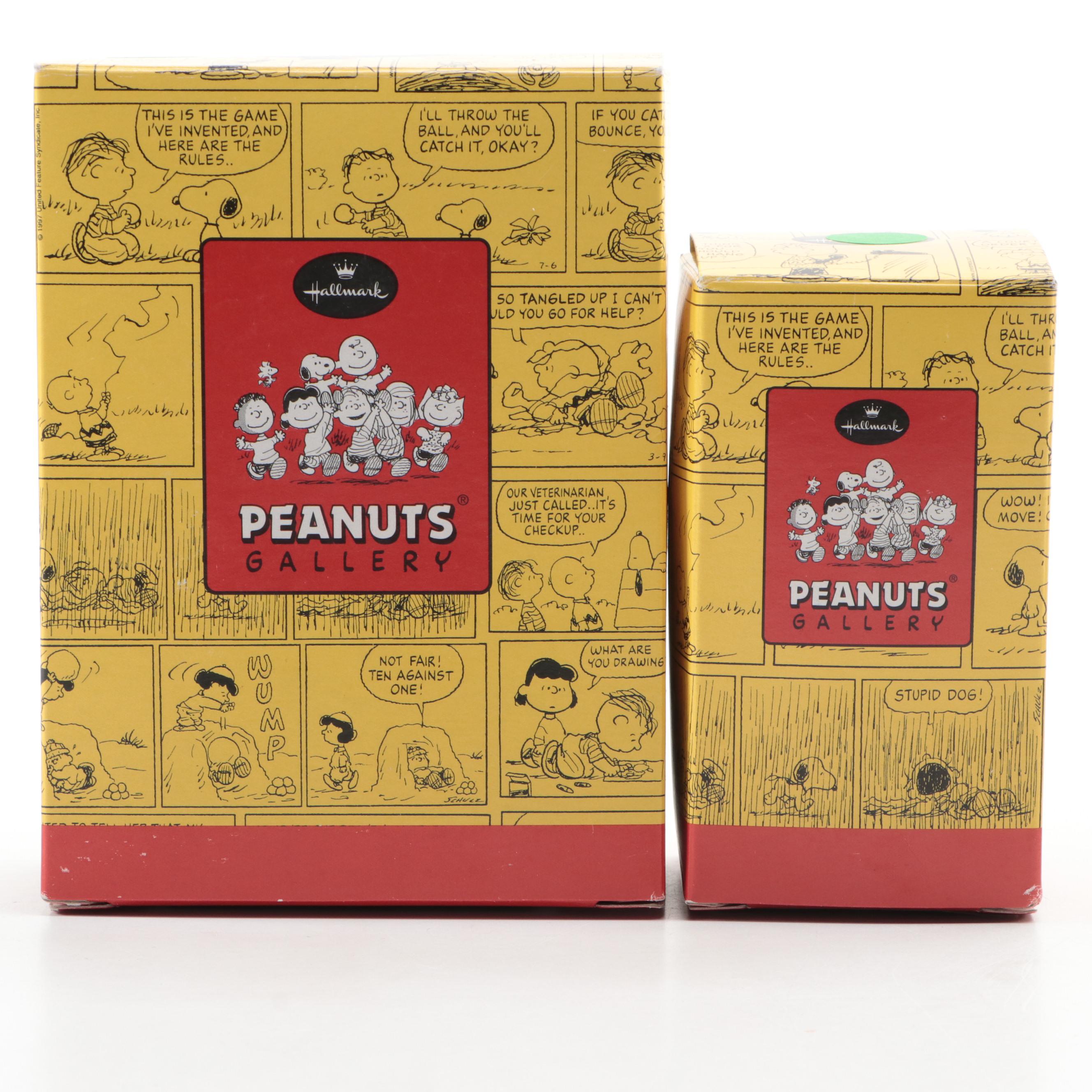 Hallmark Peanuts "The Holy Family" and Other Ceramic Figurines, 2001