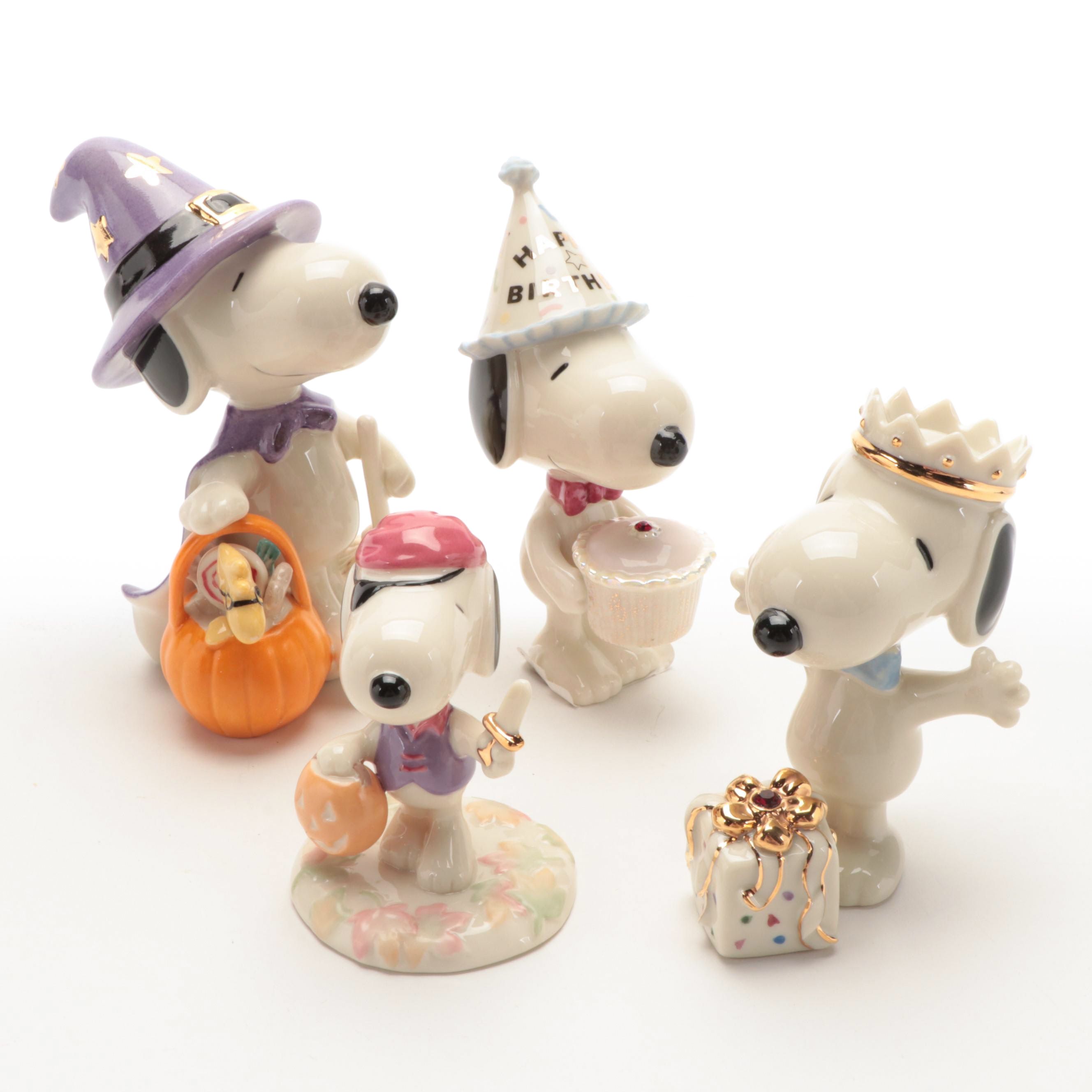Lenox "Snoopy's Bewitching Treats" and Other Holiday Snoopy Figurines