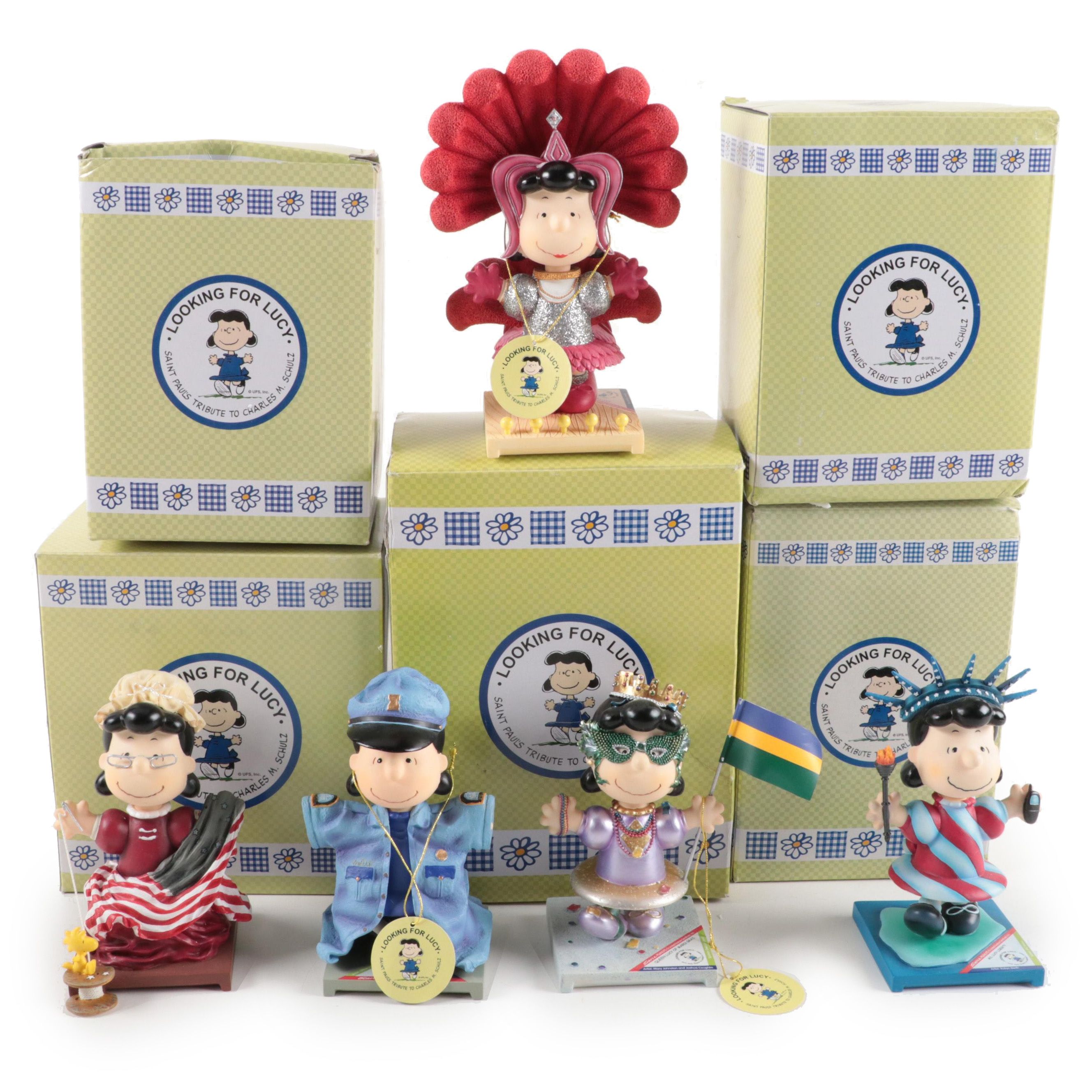 Westland Giftware "Glamorama Lucy" and Other Looking for Lucy Resin Figurines