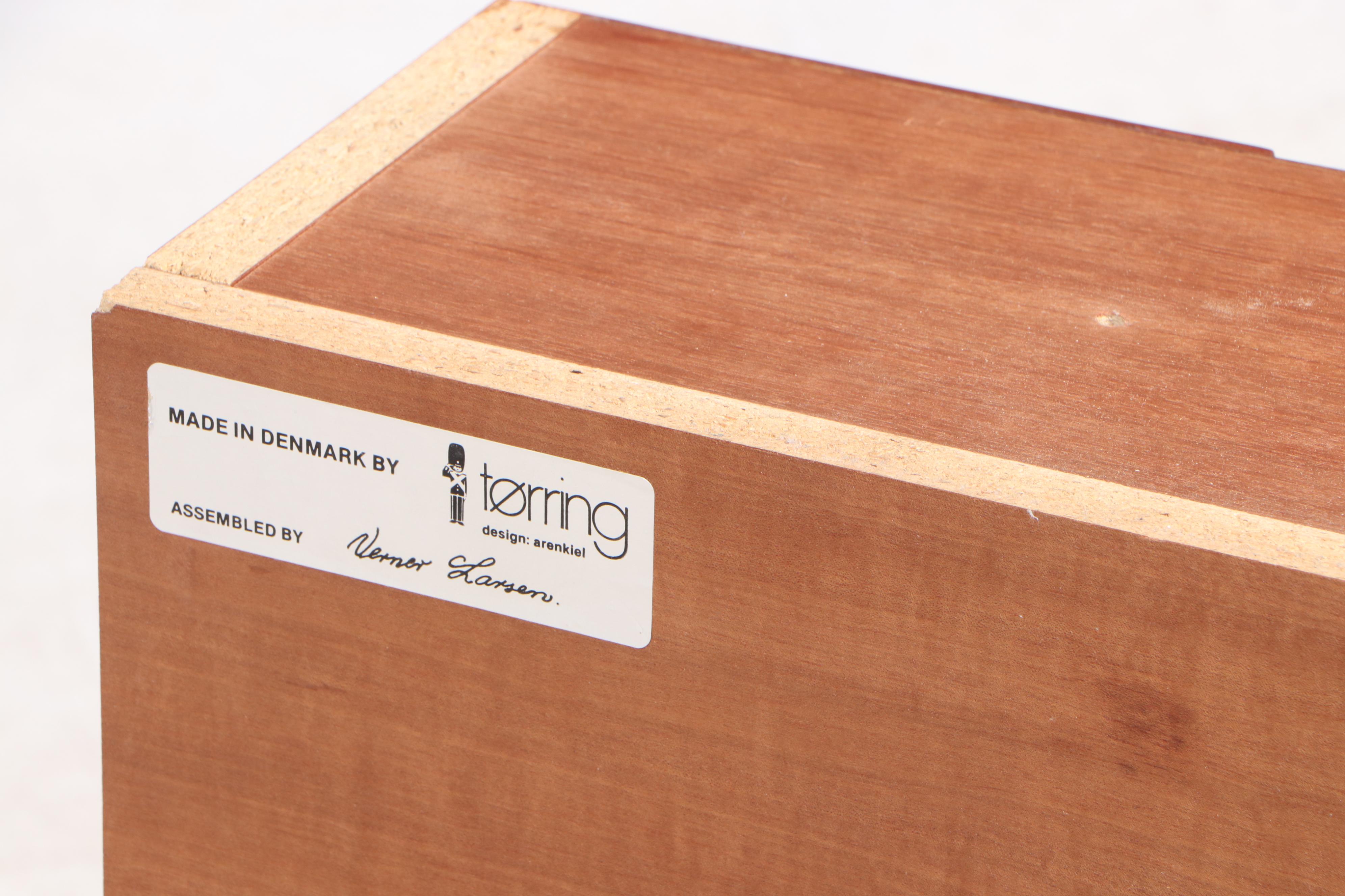 Danish Modern Teak King Bed with Nightstands