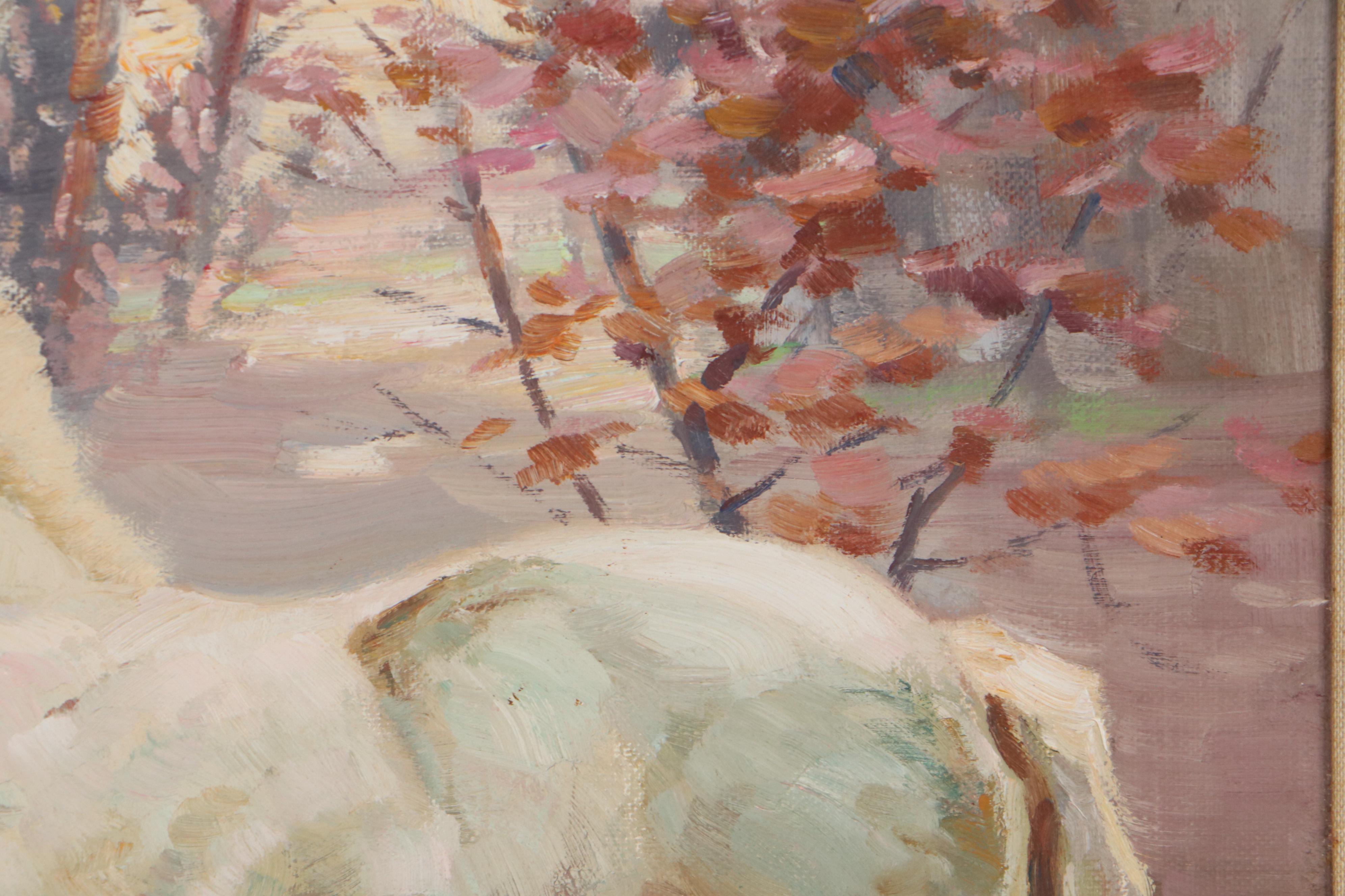 Michael Mathias Kiefer Oil Painting of Shetland Pony, Circa 1970