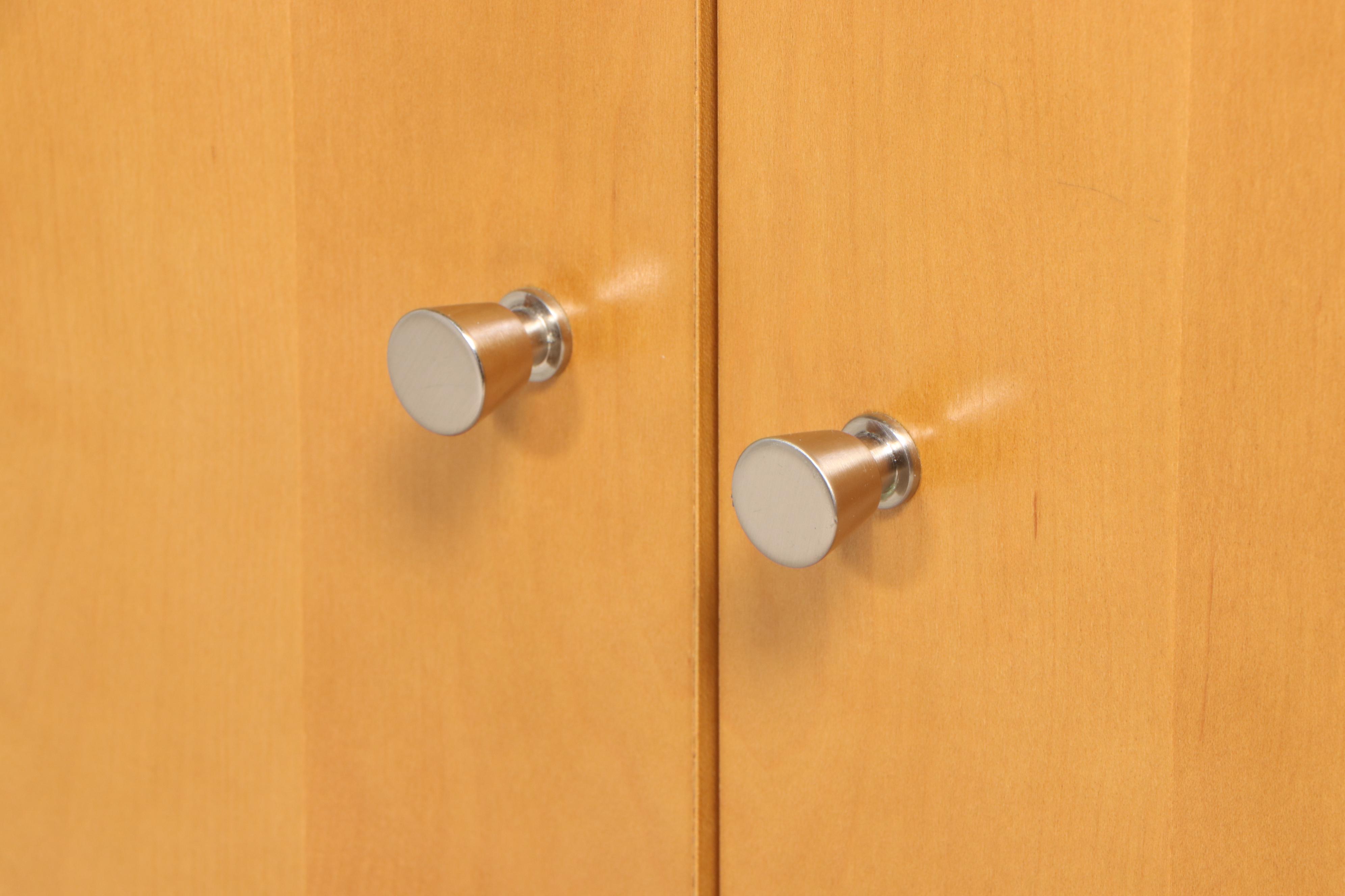 Modernist Style Maple Wardrobe