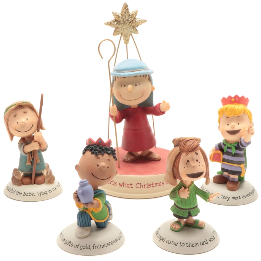 Hallmark Glad Tidings Peanuts Nativity Characters, 2014