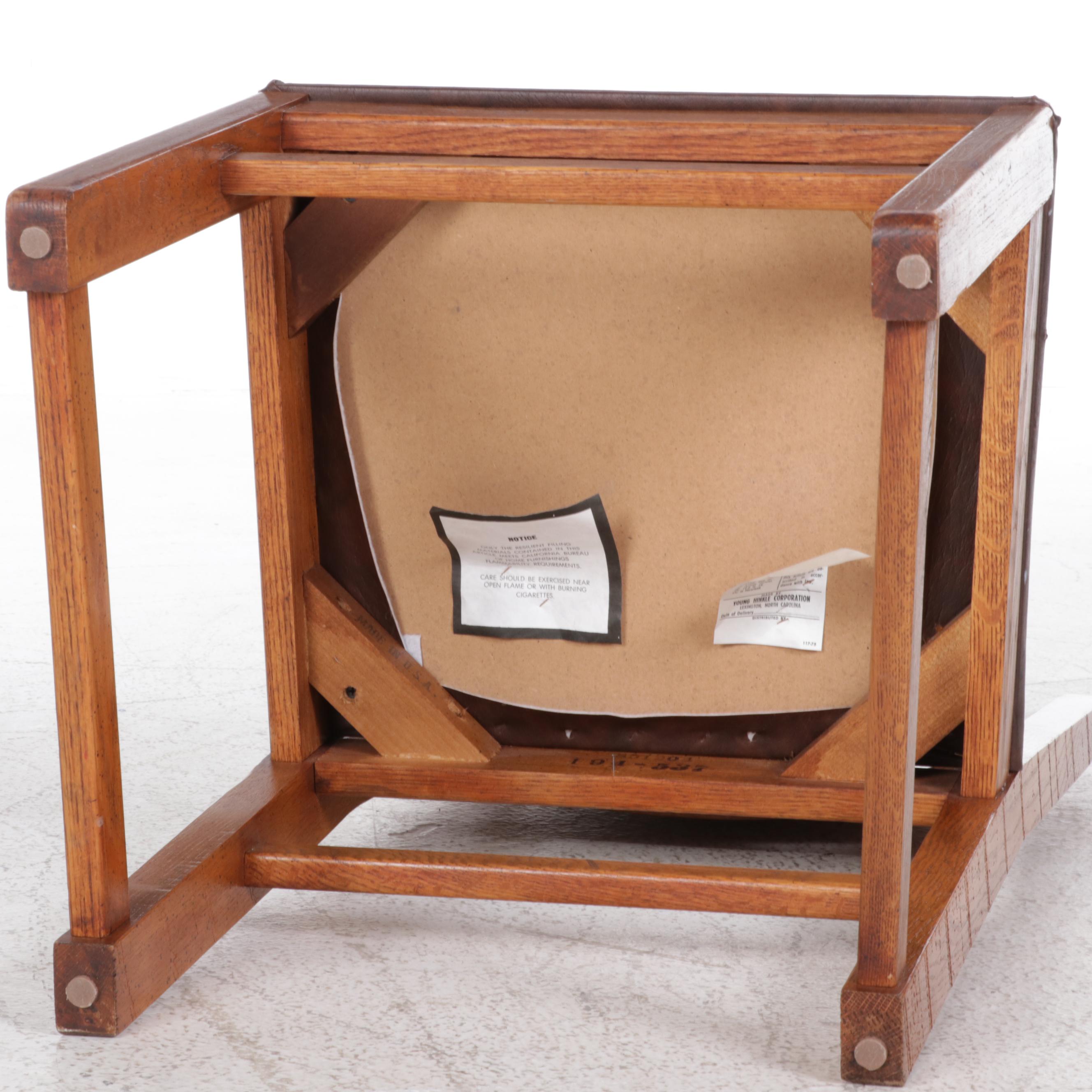 Young-Hinkle "Windjammer" Rustic Oak Desk With Chair