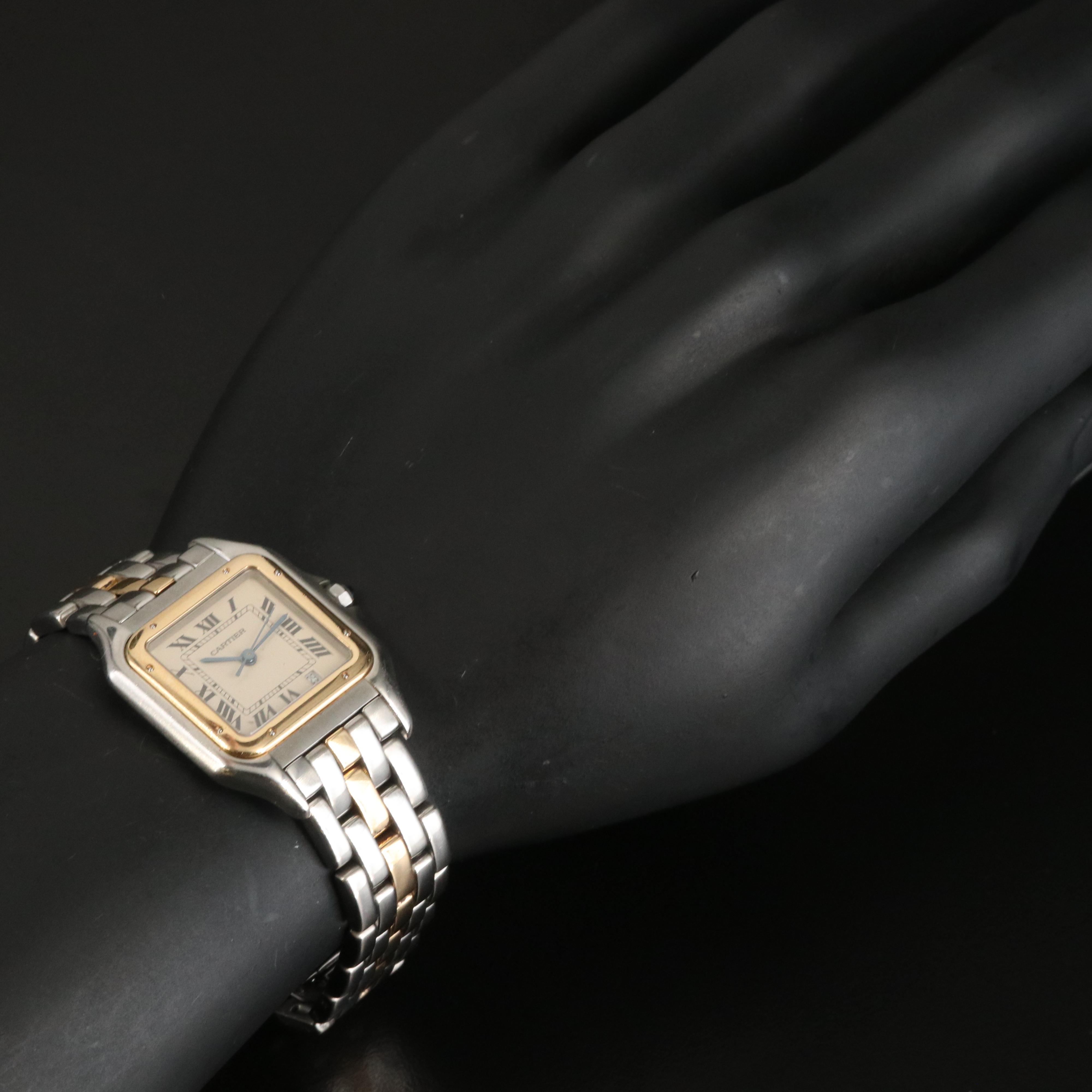 Cartier Panthere De Cartier 18K and Stainless Steel Watch