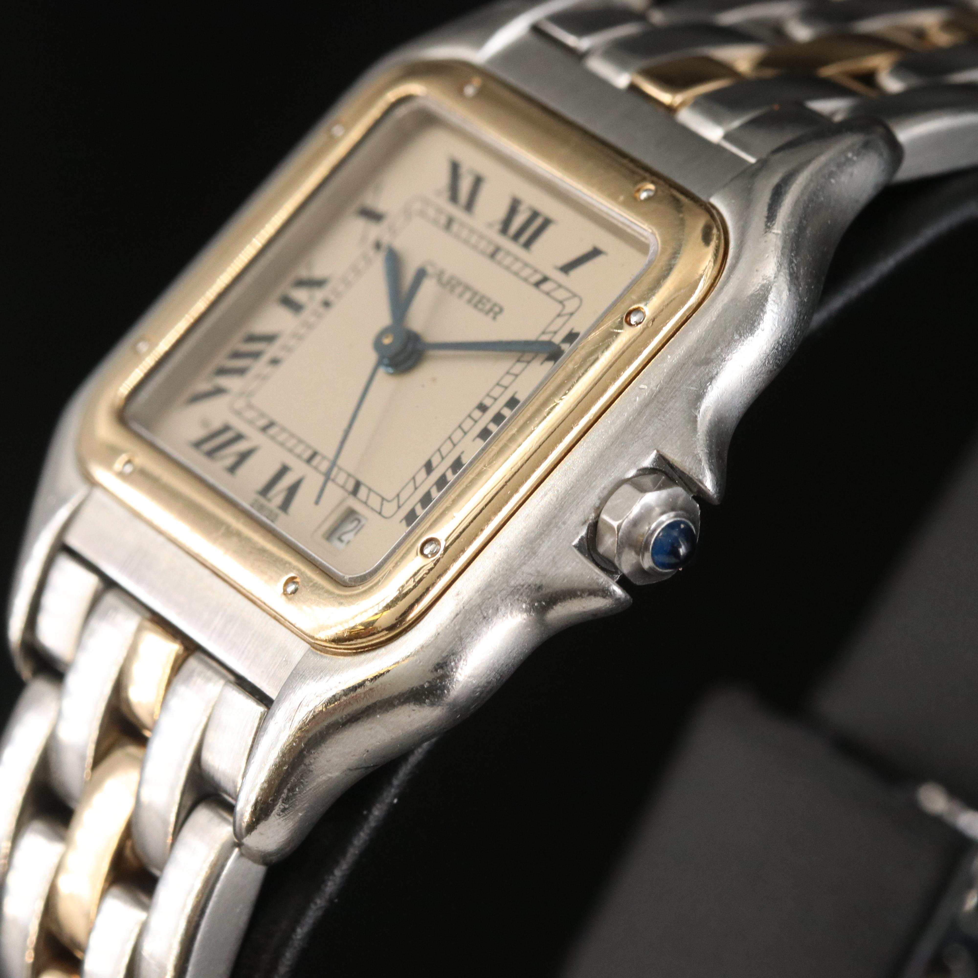 Cartier Panthere De Cartier 18K and Stainless Steel Watch