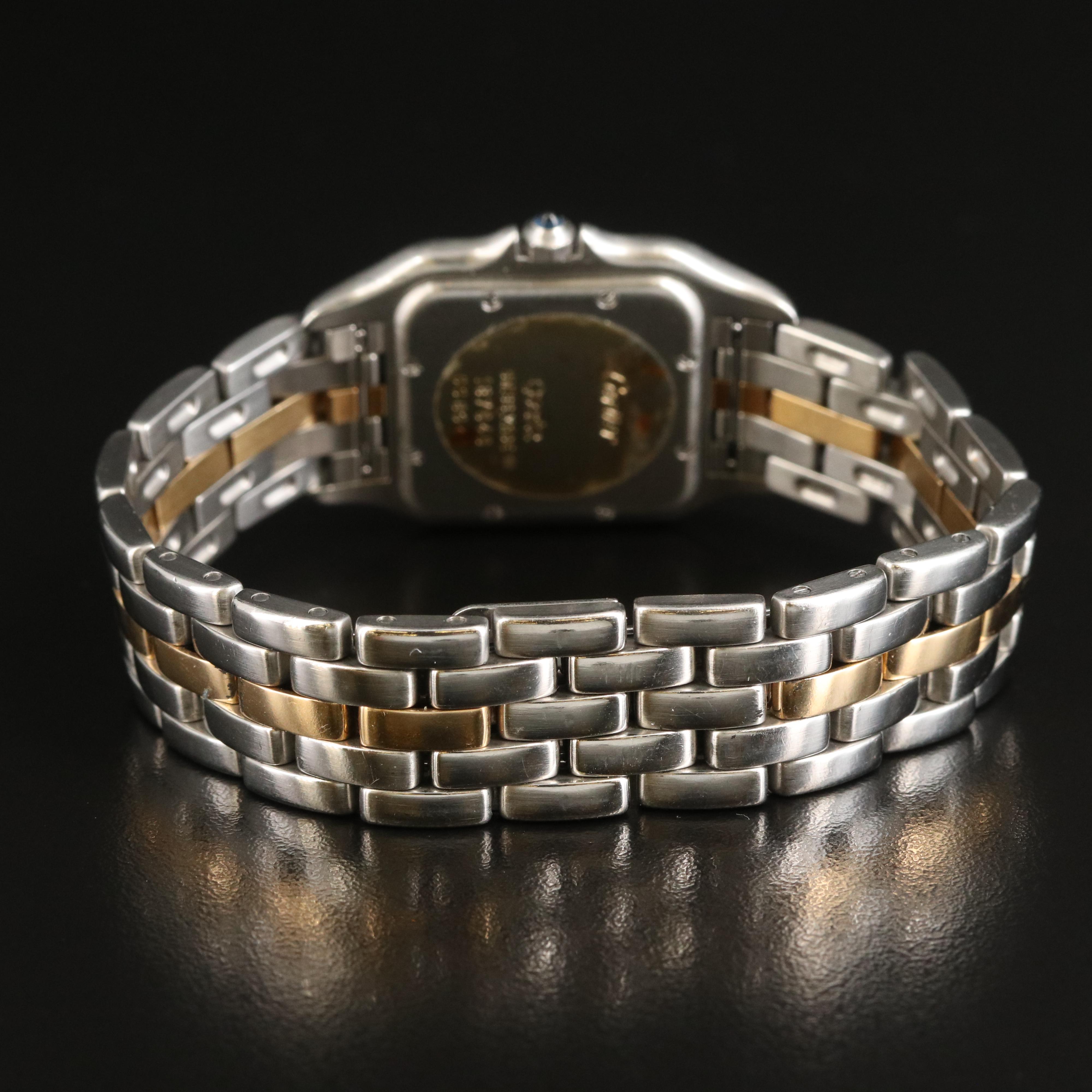 Cartier Panthere De Cartier 18K and Stainless Steel Watch