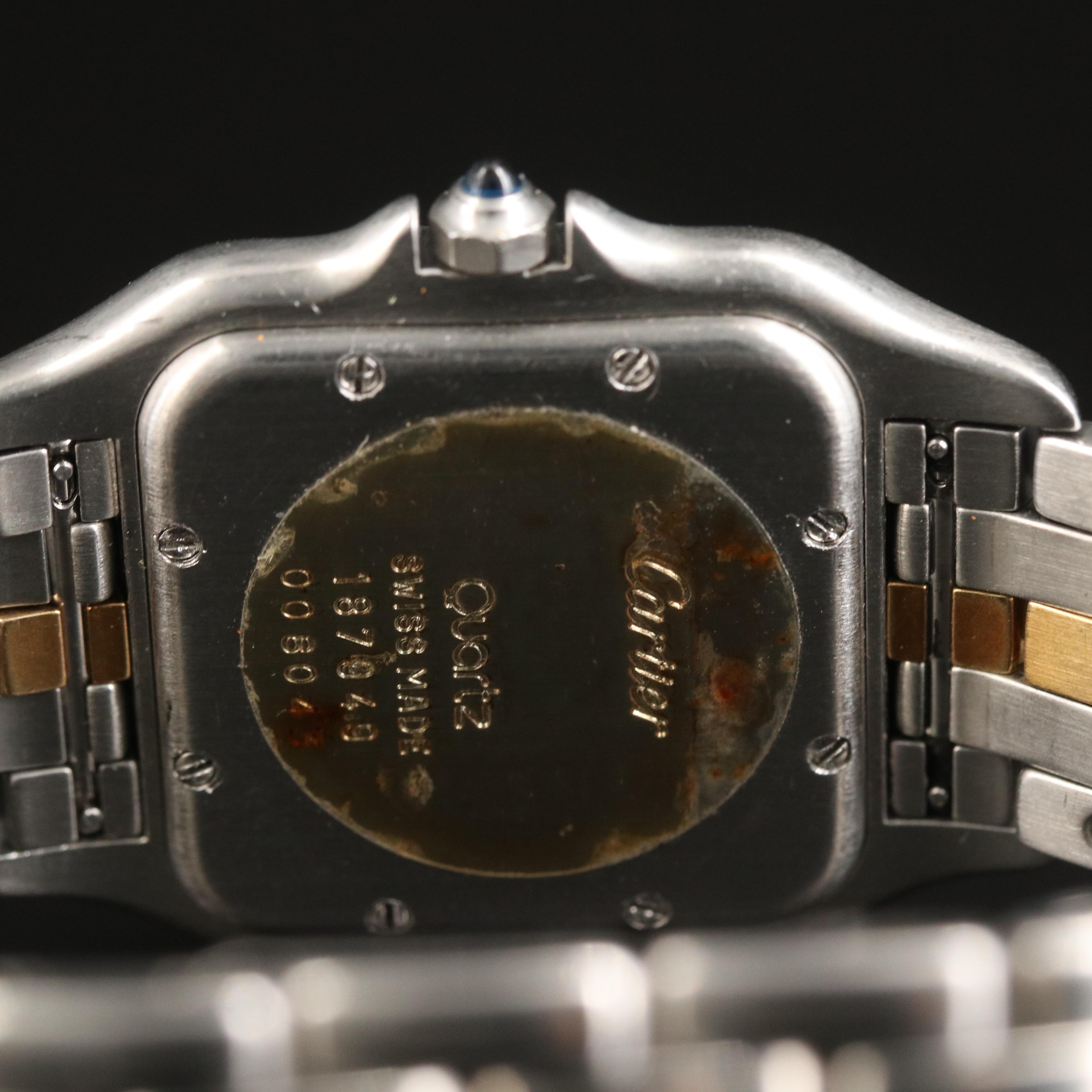 Cartier Panthere De Cartier 18K and Stainless Steel Watch