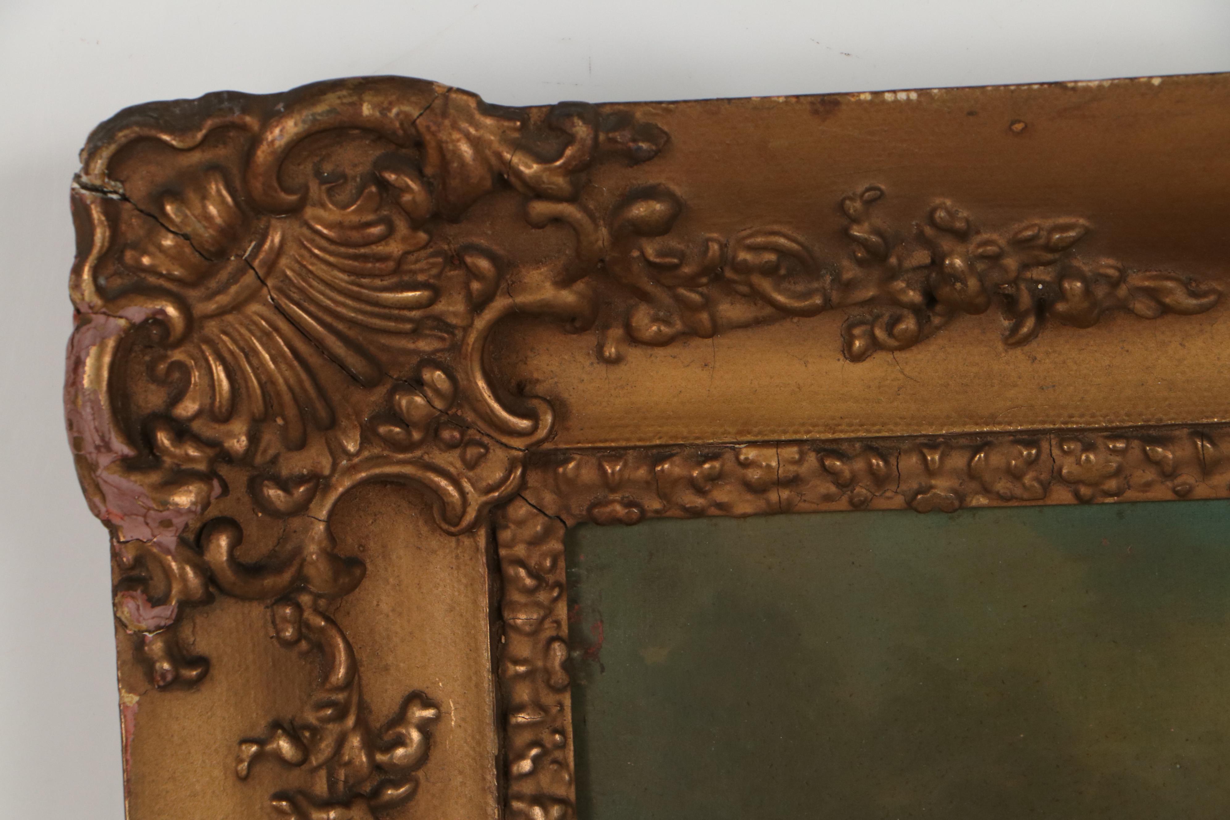 Maritime Oil Painting of Sailing Ship, 19th Century