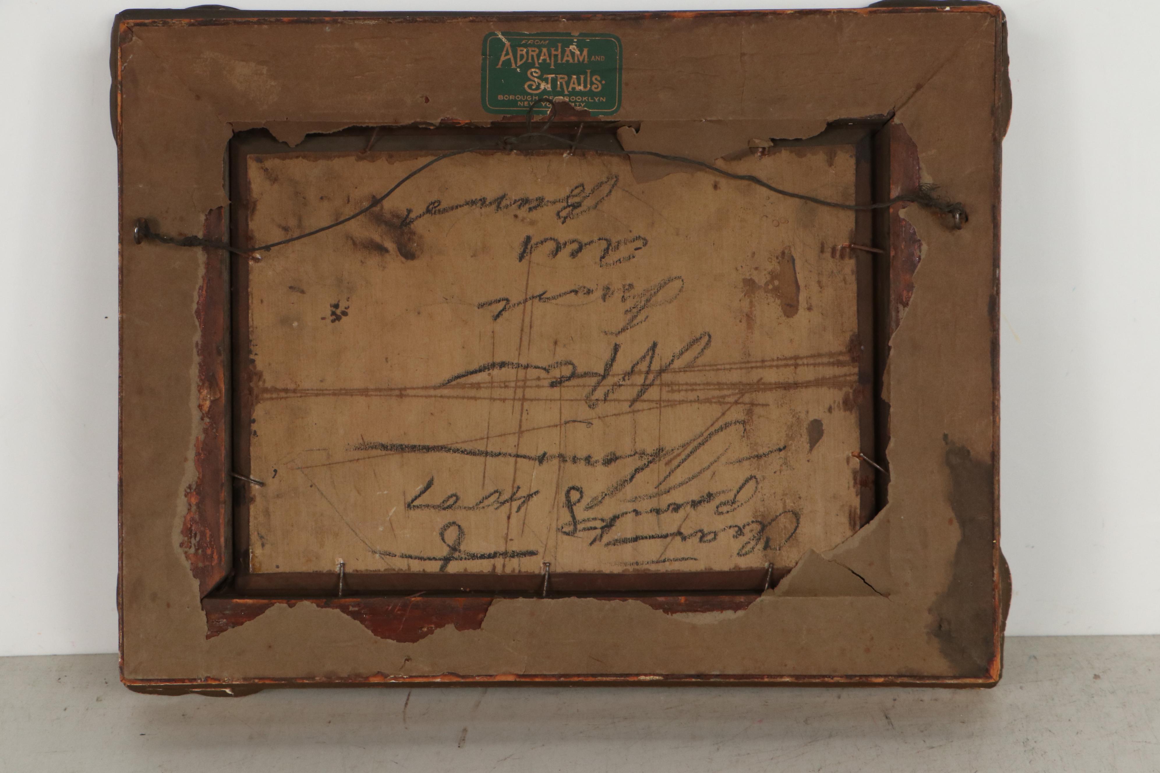 Maritime Oil Painting of Sailing Ship, 19th Century