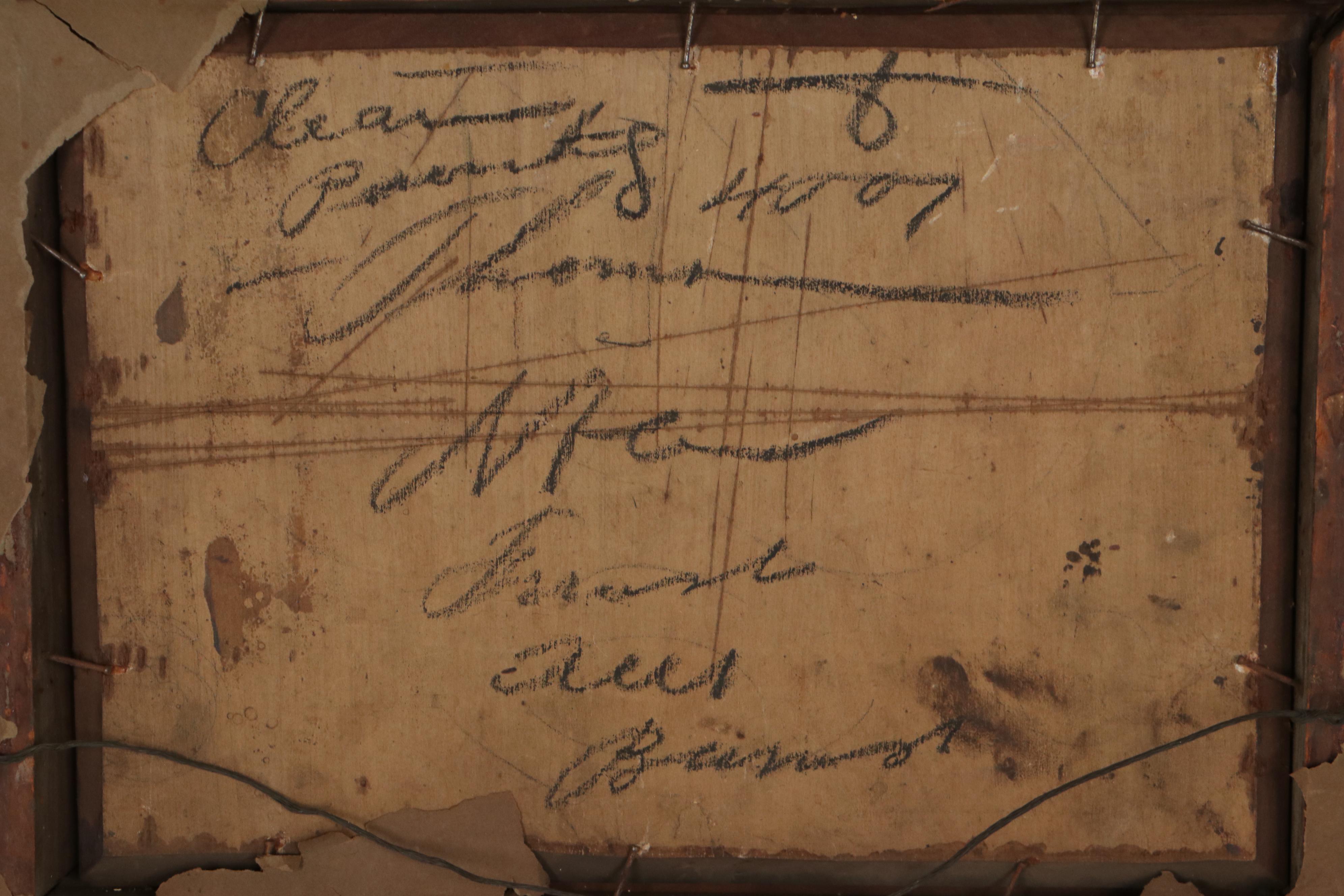 Maritime Oil Painting of Sailing Ship, 19th Century