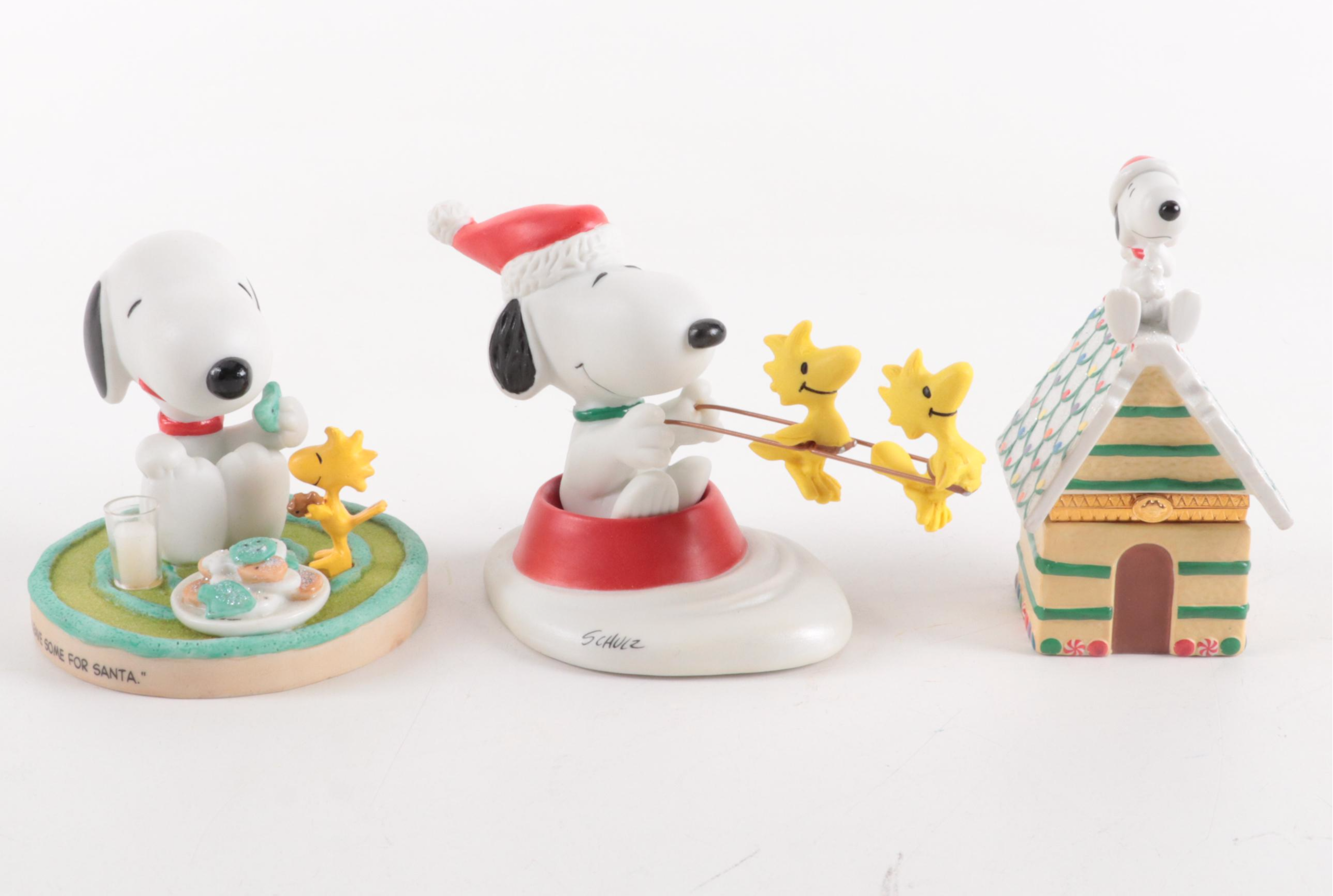 Hallmark Peanuts Gallery "Jolly Holidays" and Other Christmas Figurines
