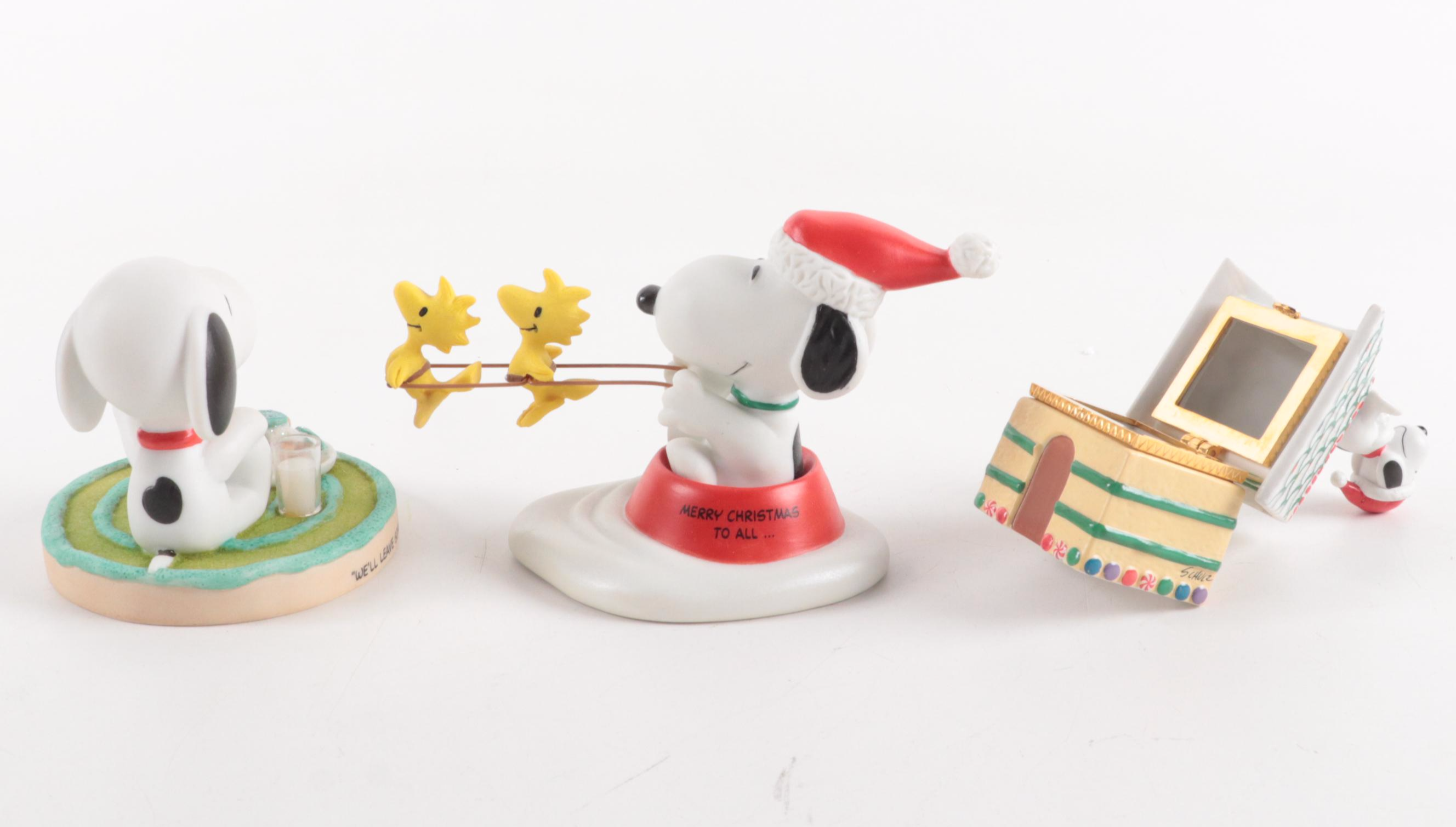 Hallmark Peanuts Gallery "Jolly Holidays" and Other Christmas Figurines