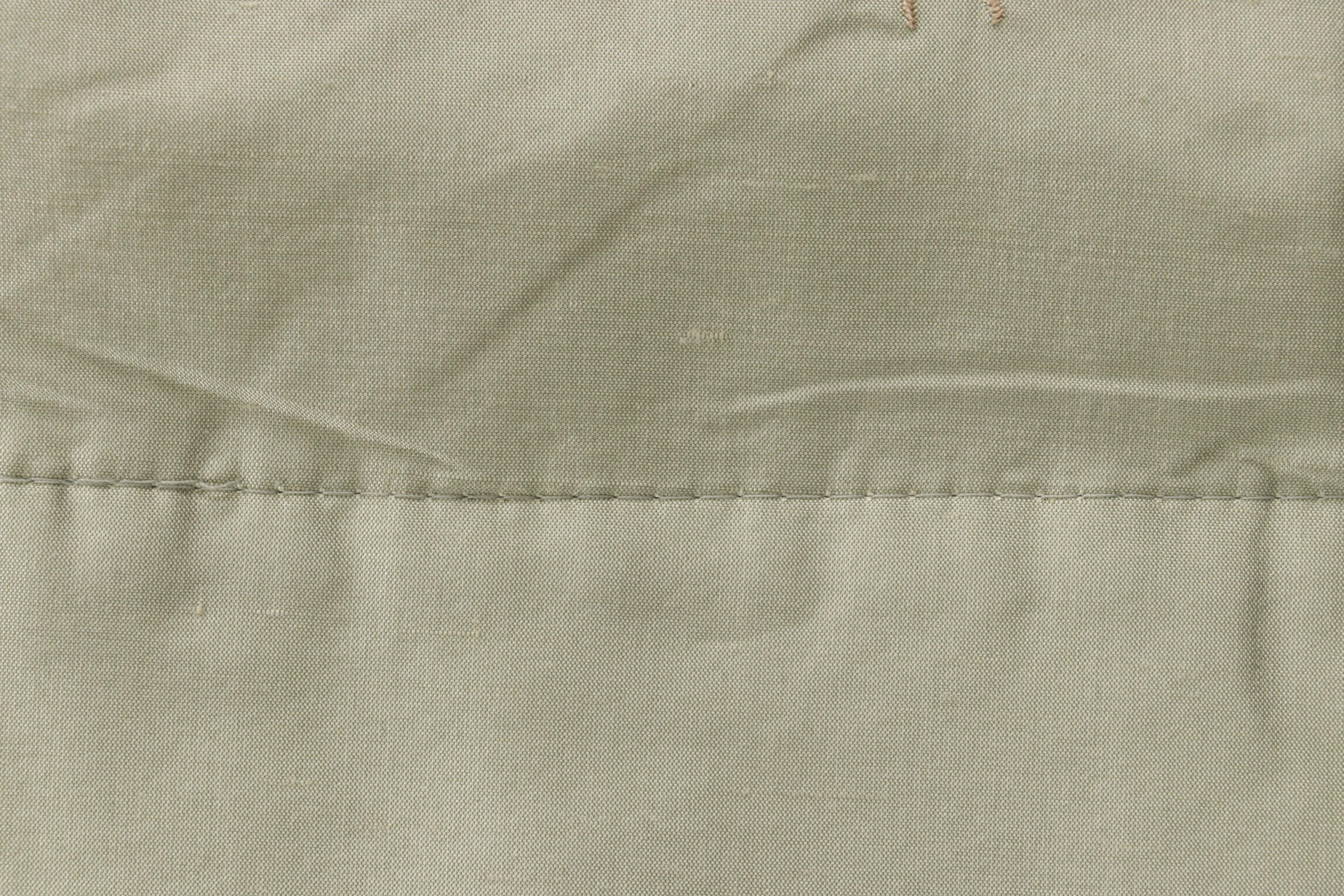 Embroidered Silk Curtain Panels with Rod Pockets