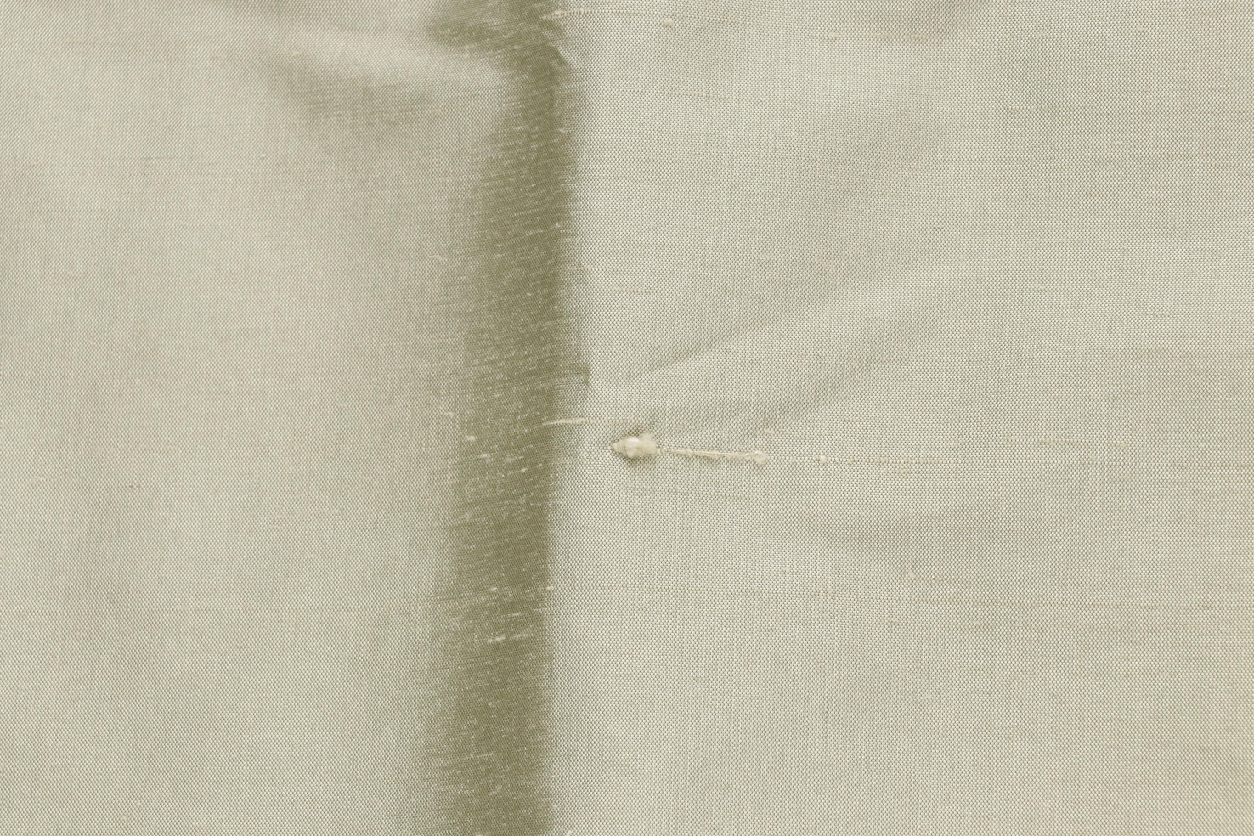 Embroidered Silk Curtain Panels with Rod Pockets