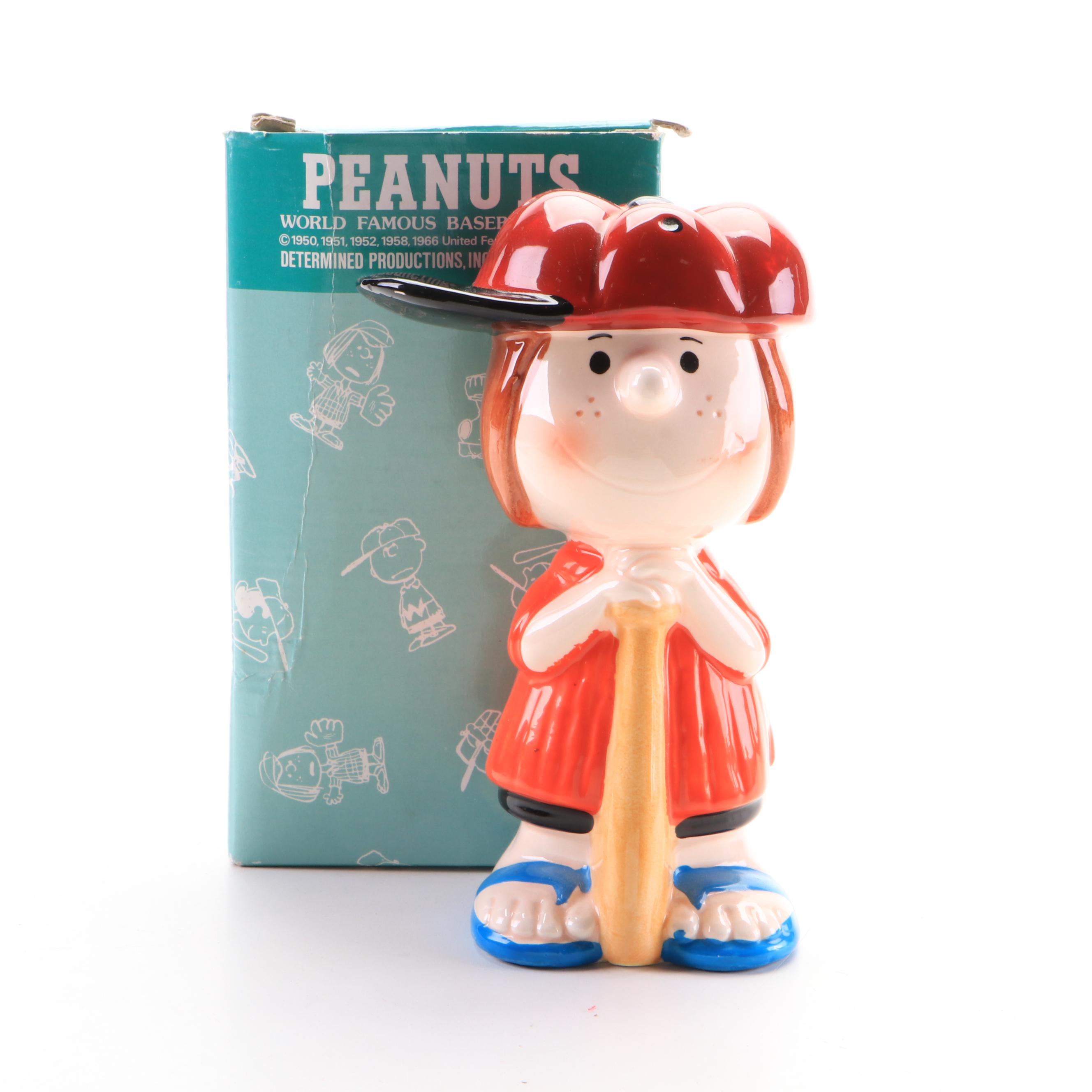 Ceramic "Charlie Brown" Mug and Other Peanuts Bobble Heads