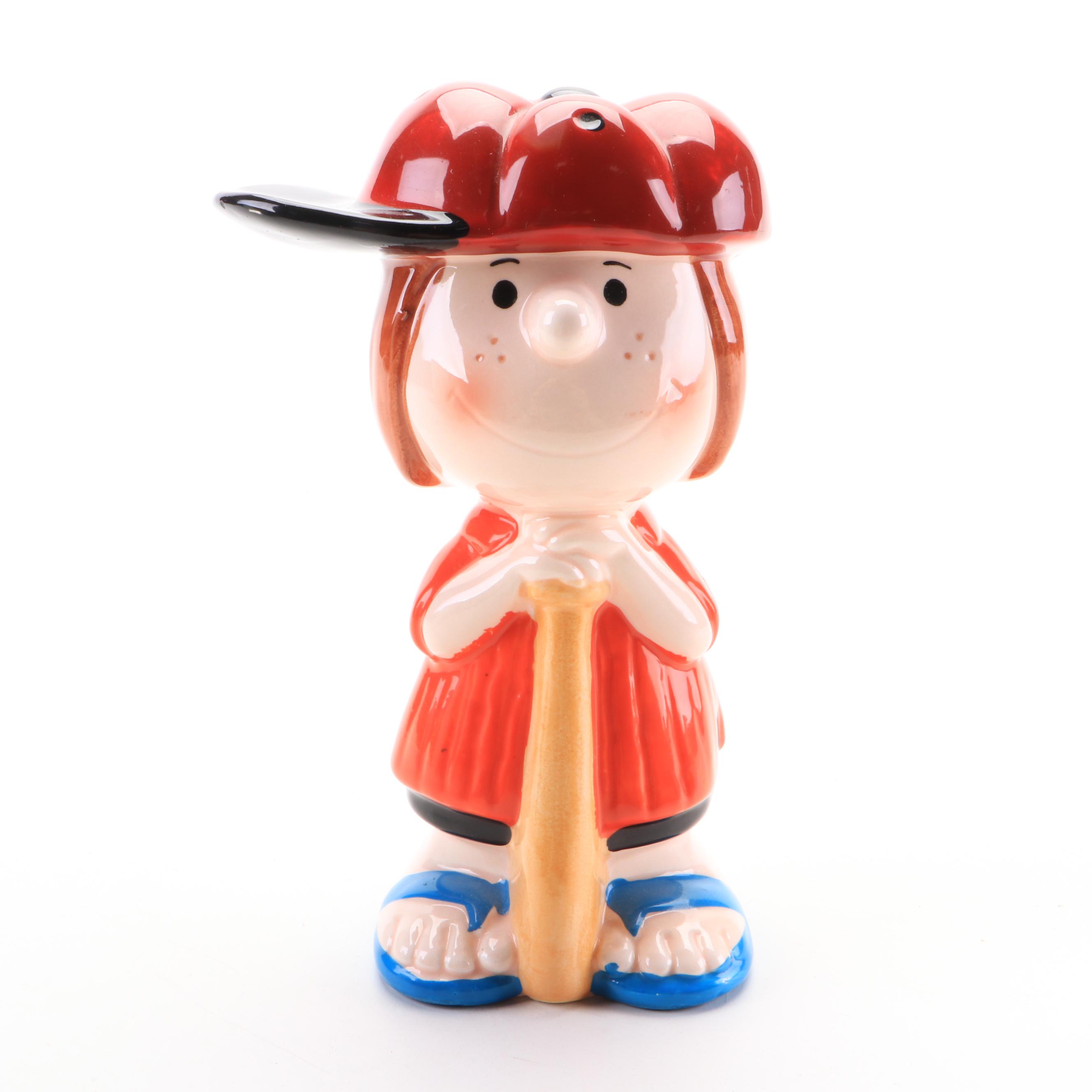 Ceramic "Charlie Brown" Mug and Other Peanuts Bobble Heads