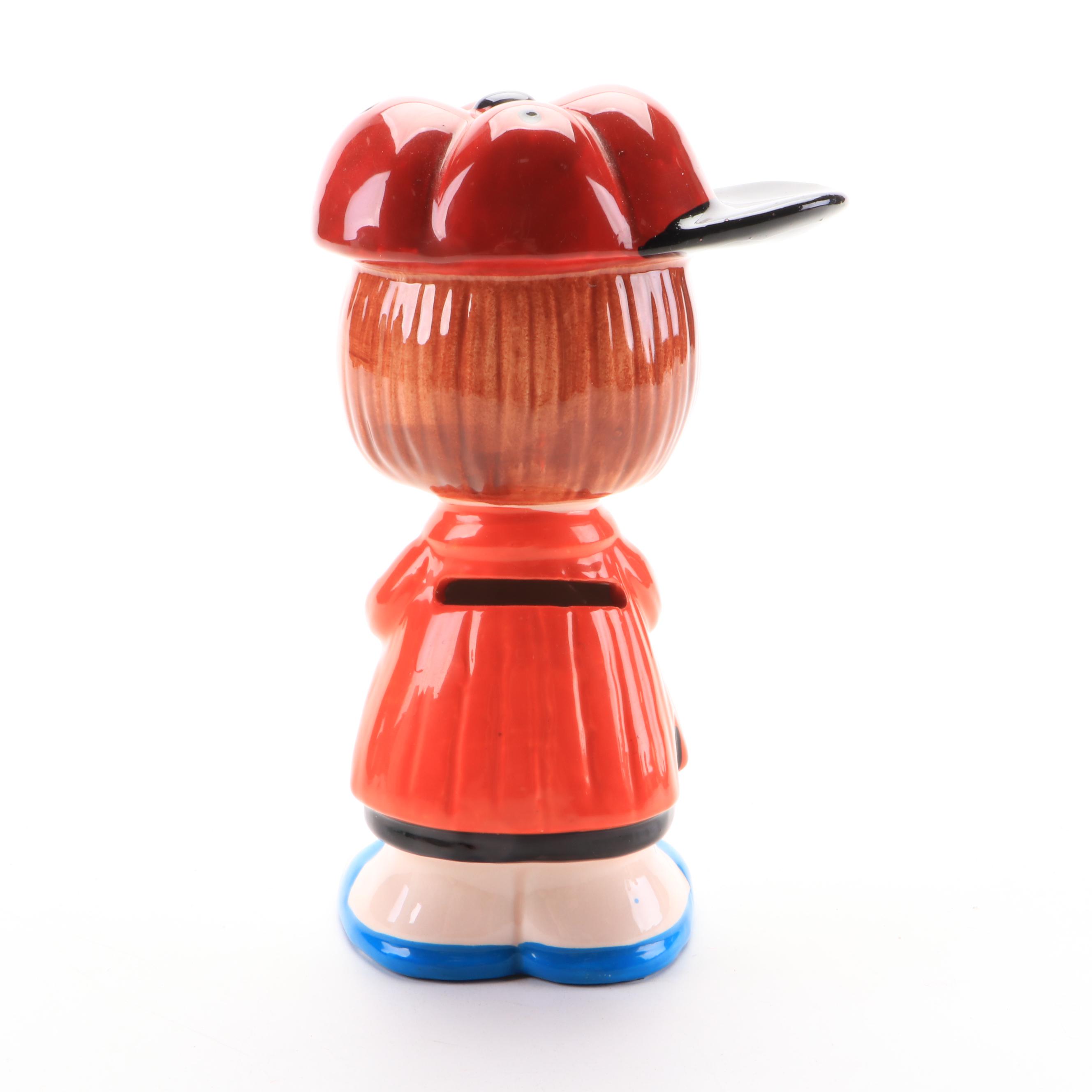 Ceramic "Charlie Brown" Mug and Other Peanuts Bobble Heads