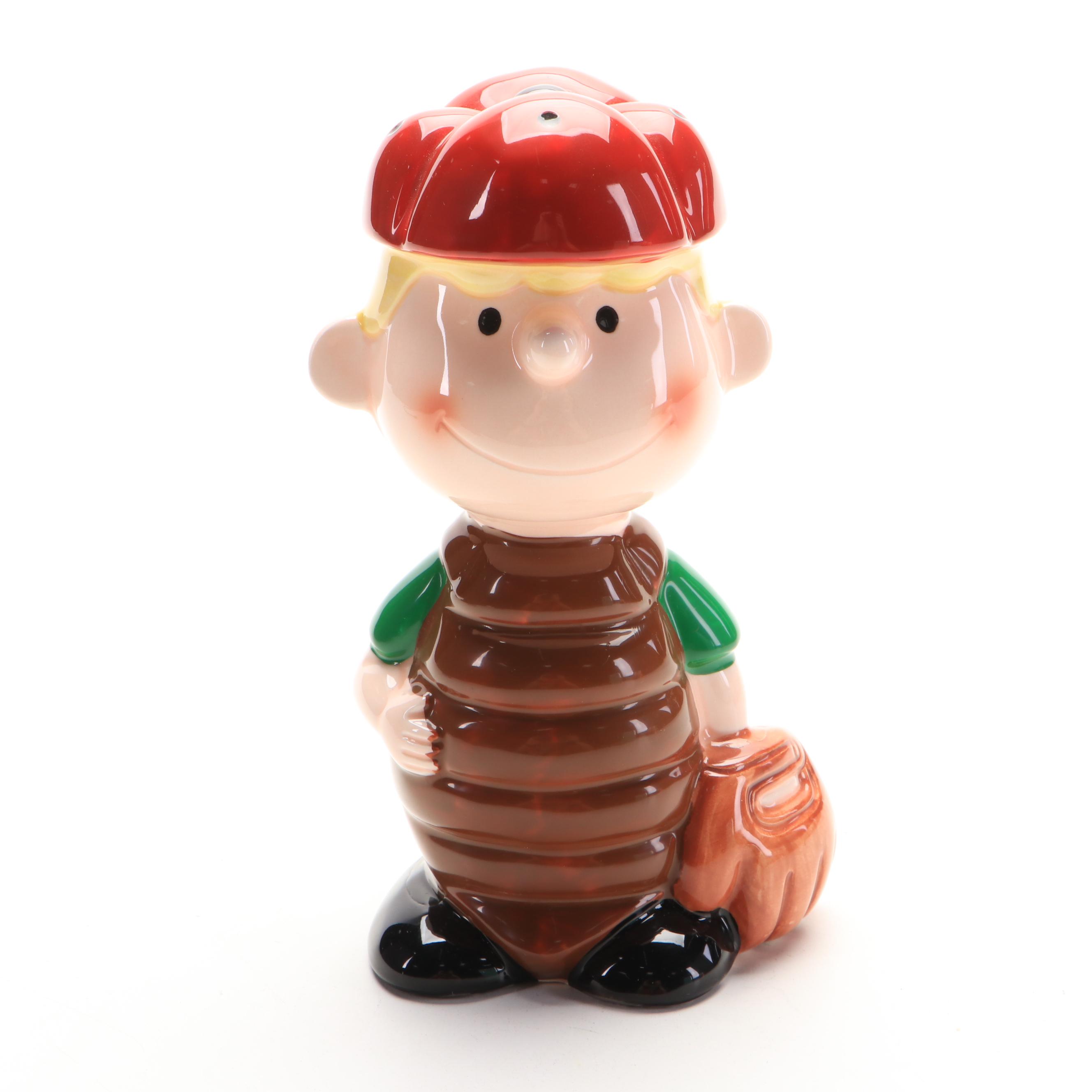 Ceramic "Charlie Brown" Mug and Other Peanuts Bobble Heads