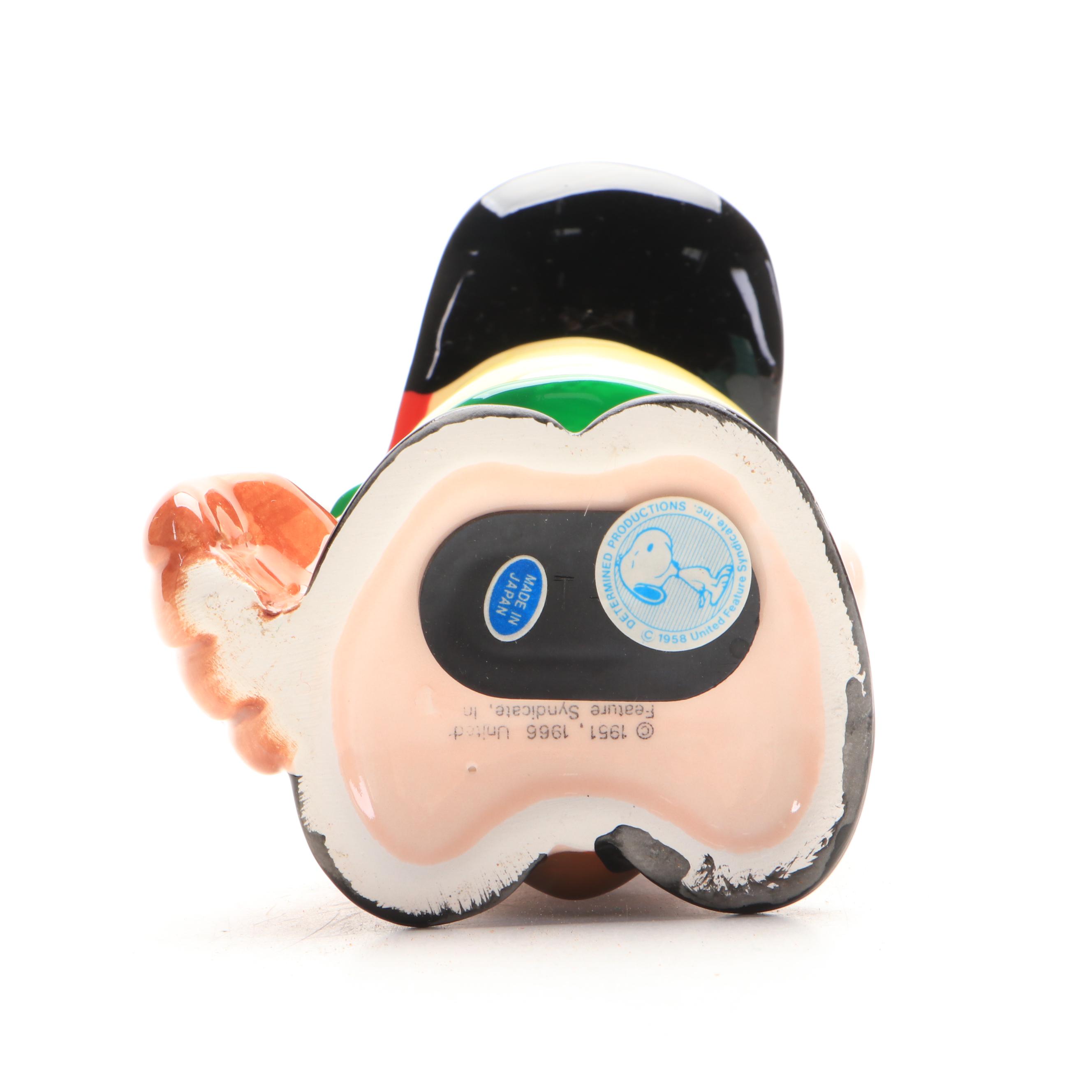 Ceramic "Charlie Brown" Mug and Other Peanuts Bobble Heads